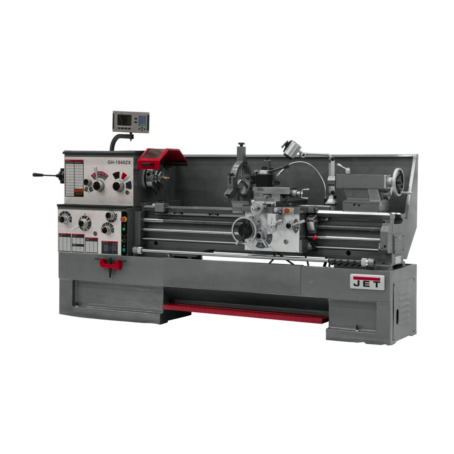 JET 321557 GH-1860ZX With Newall DP700 DRO With Taper Attachment and Collet Closer