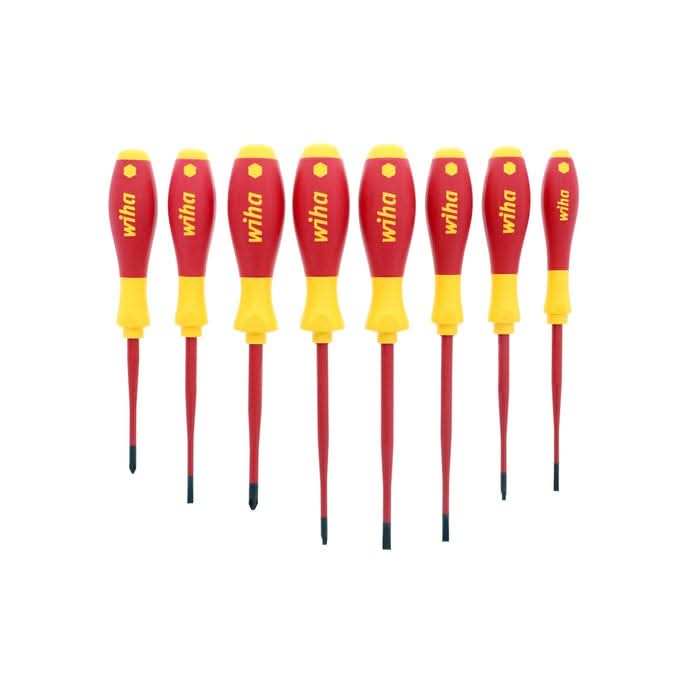 Wiha 32197 8-Piece Insulated Slimline Screwdriver Set