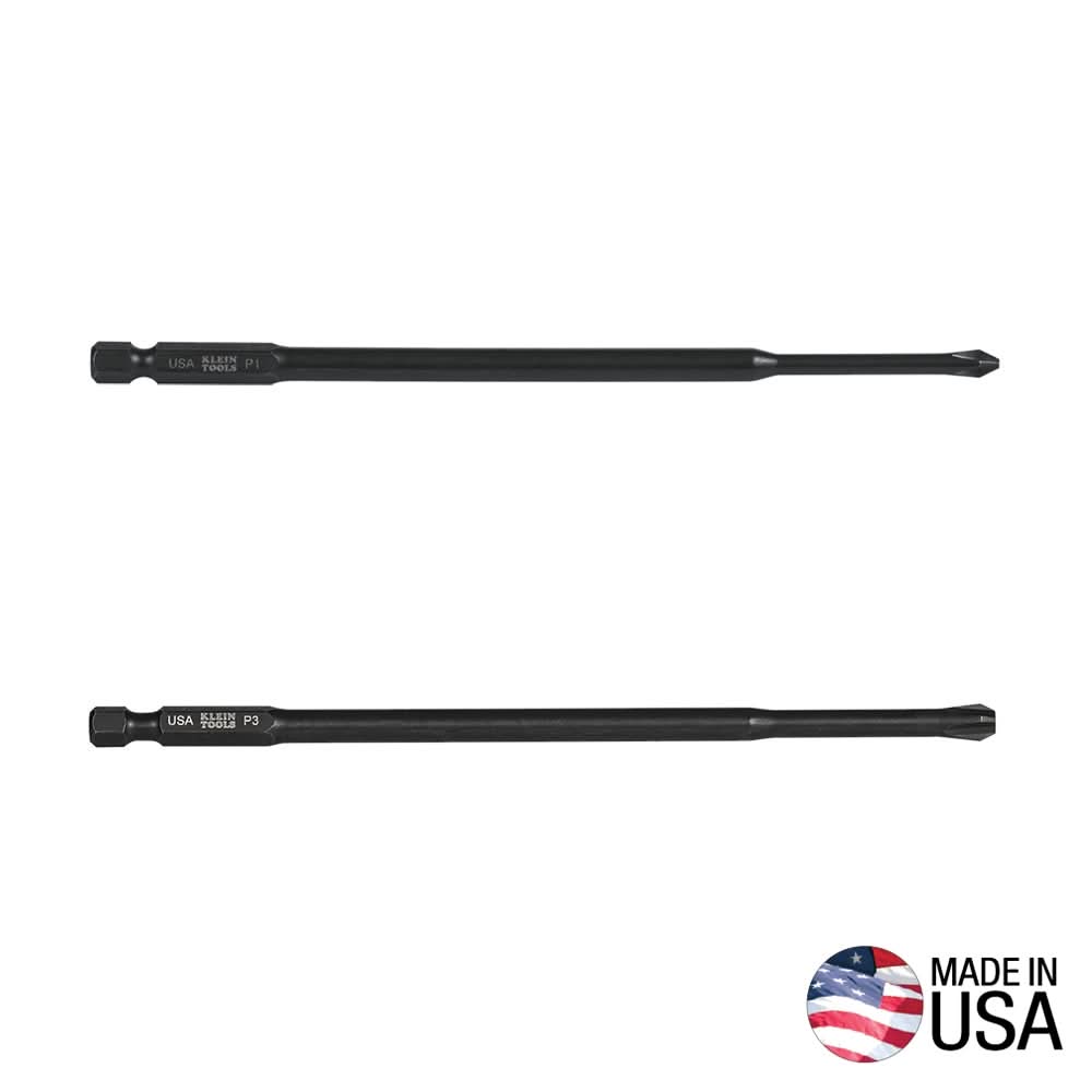 Klein Tools 32235 Multi-Bit Set, Power Driver Phillips #1 and #3, 6 in.