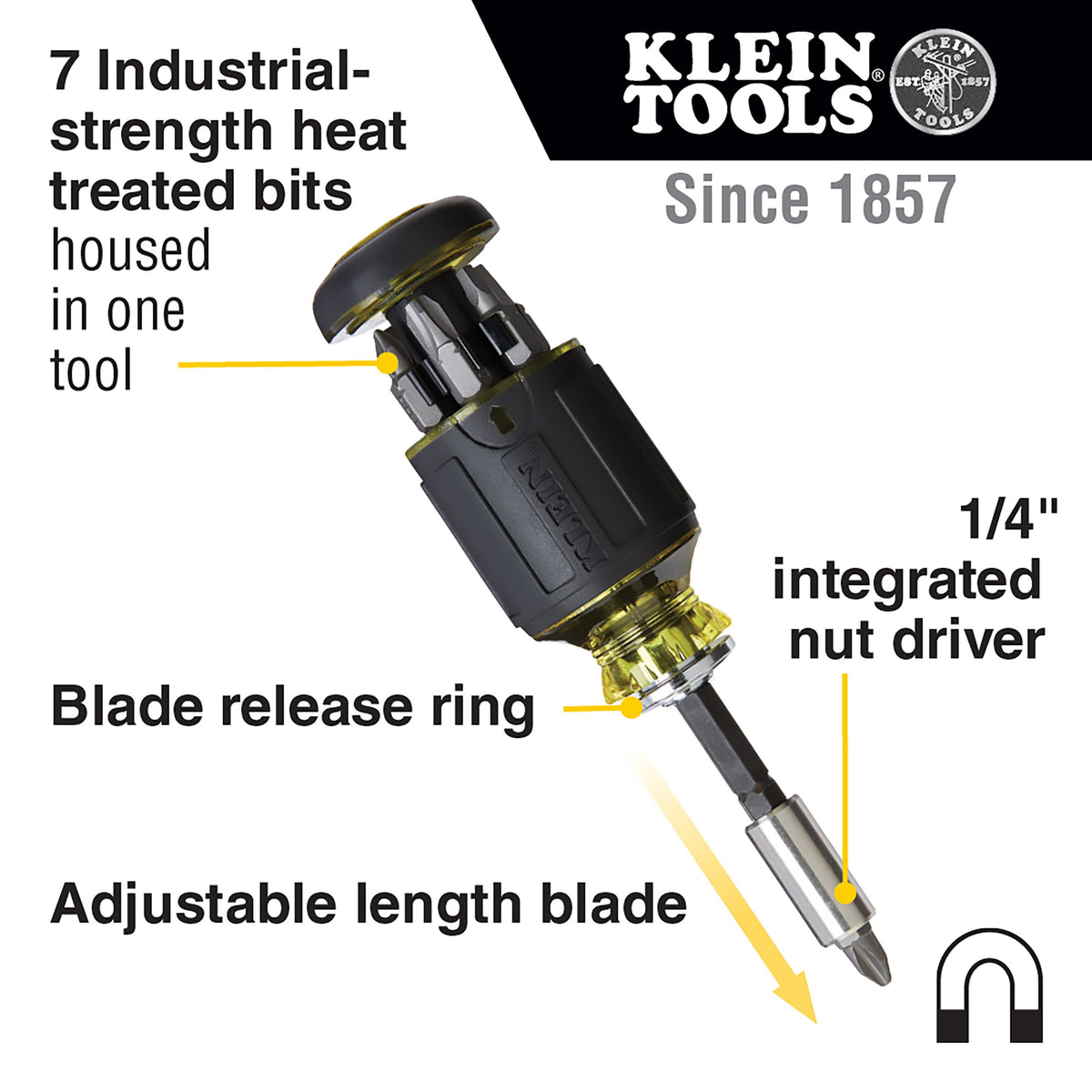 Klein 32308F stubby driver features