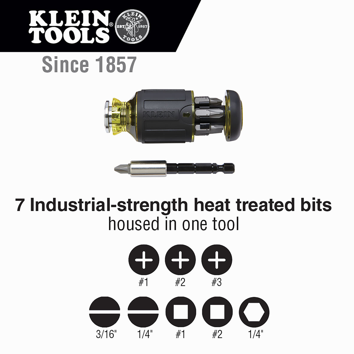 Klein 32308F stubby driver bit storage
