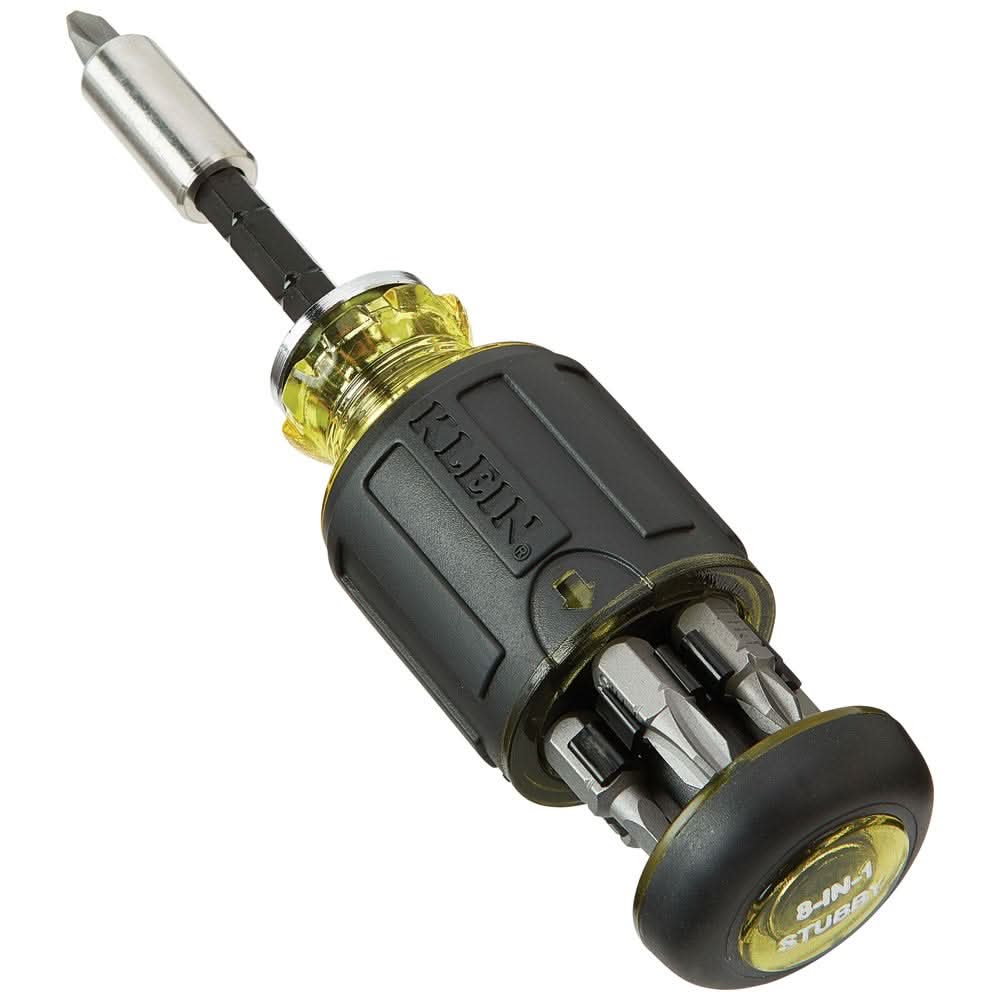 Klein Tools 32308HD 12-in-1 Impact Rated Stubby Driver Set with