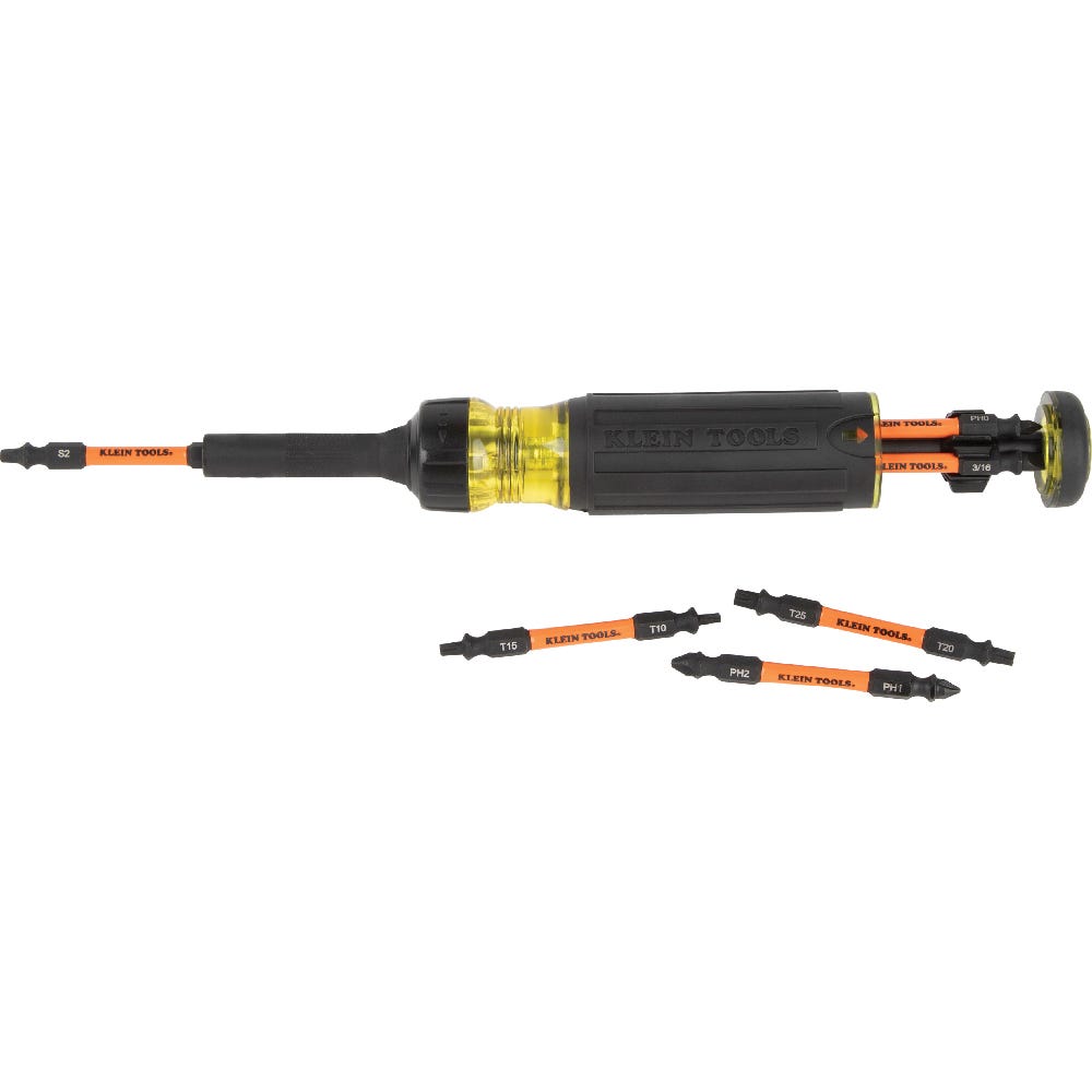 Klein Tools 32313HD 13-in-1 Ratcheting Impact Rated Screwdriver