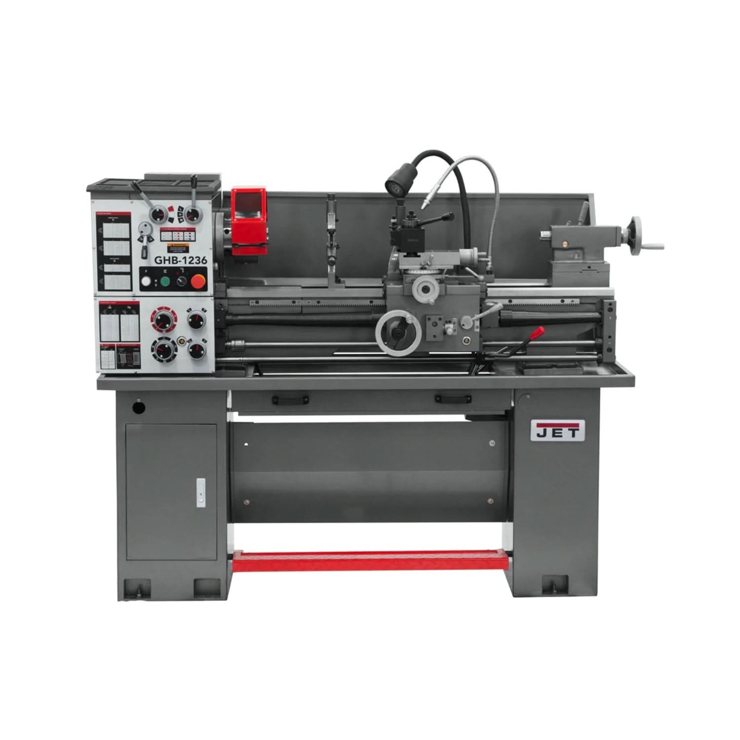 JET 323230 GHB-1236 Geared Head Bench Lathe & Acu-Rite 203 DRO in Jet ...