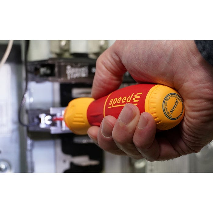 Wiha 32490 13-Piece SpeedEII Electric Screwdriver Slimline Blade Set