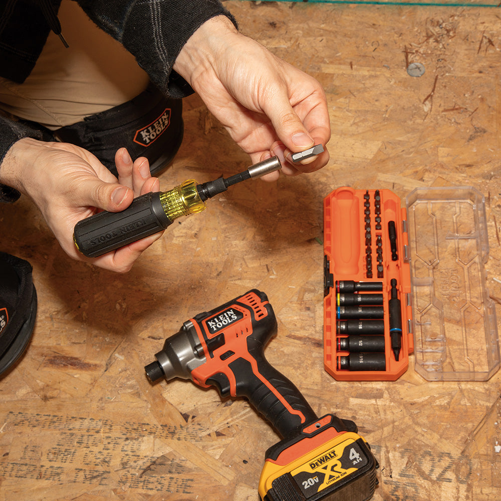 Klein 32502HD nut driver in use