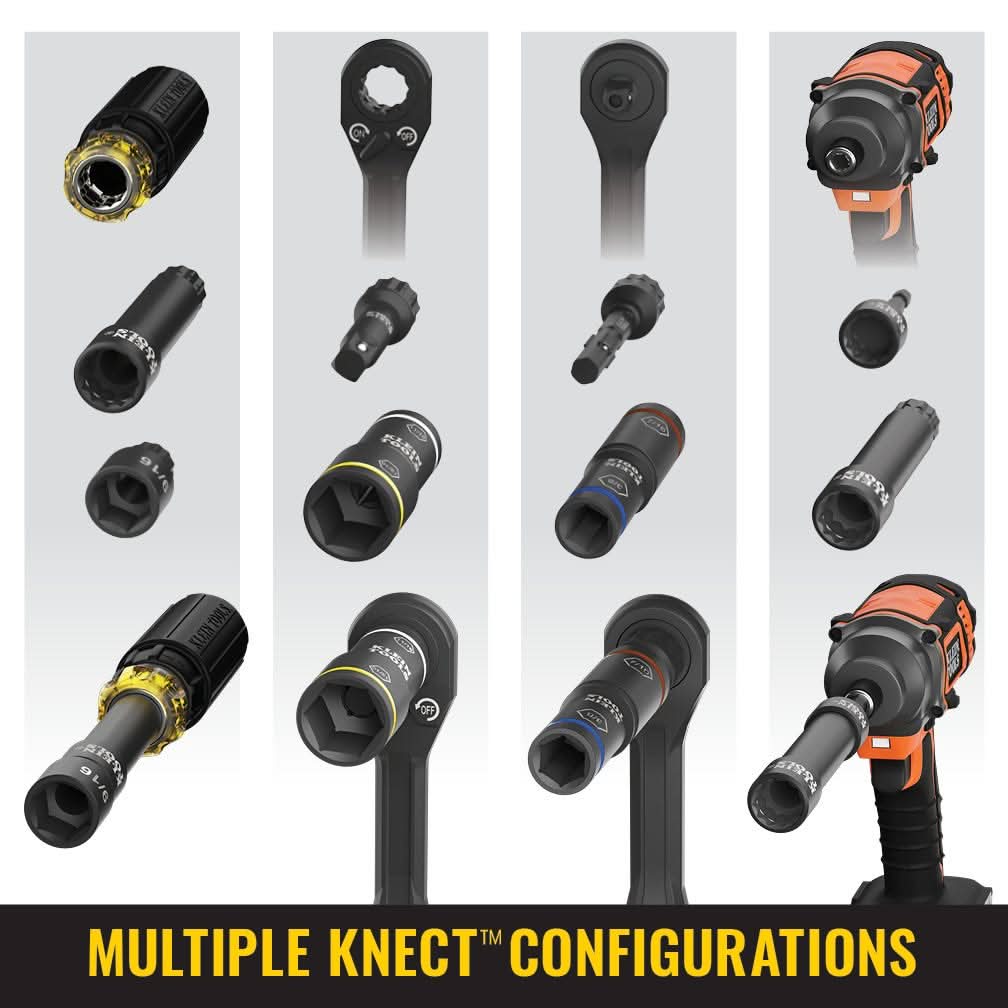 Klein Tools 32527HD KNECT Impact-Rated HVAC 11-in-1 Screw & Nut