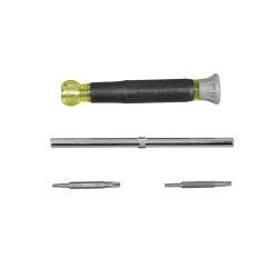 Klein Tools 32585 Multi-Bit Electronics Screwdriver, 4-in-1, TORX&reg; Bits