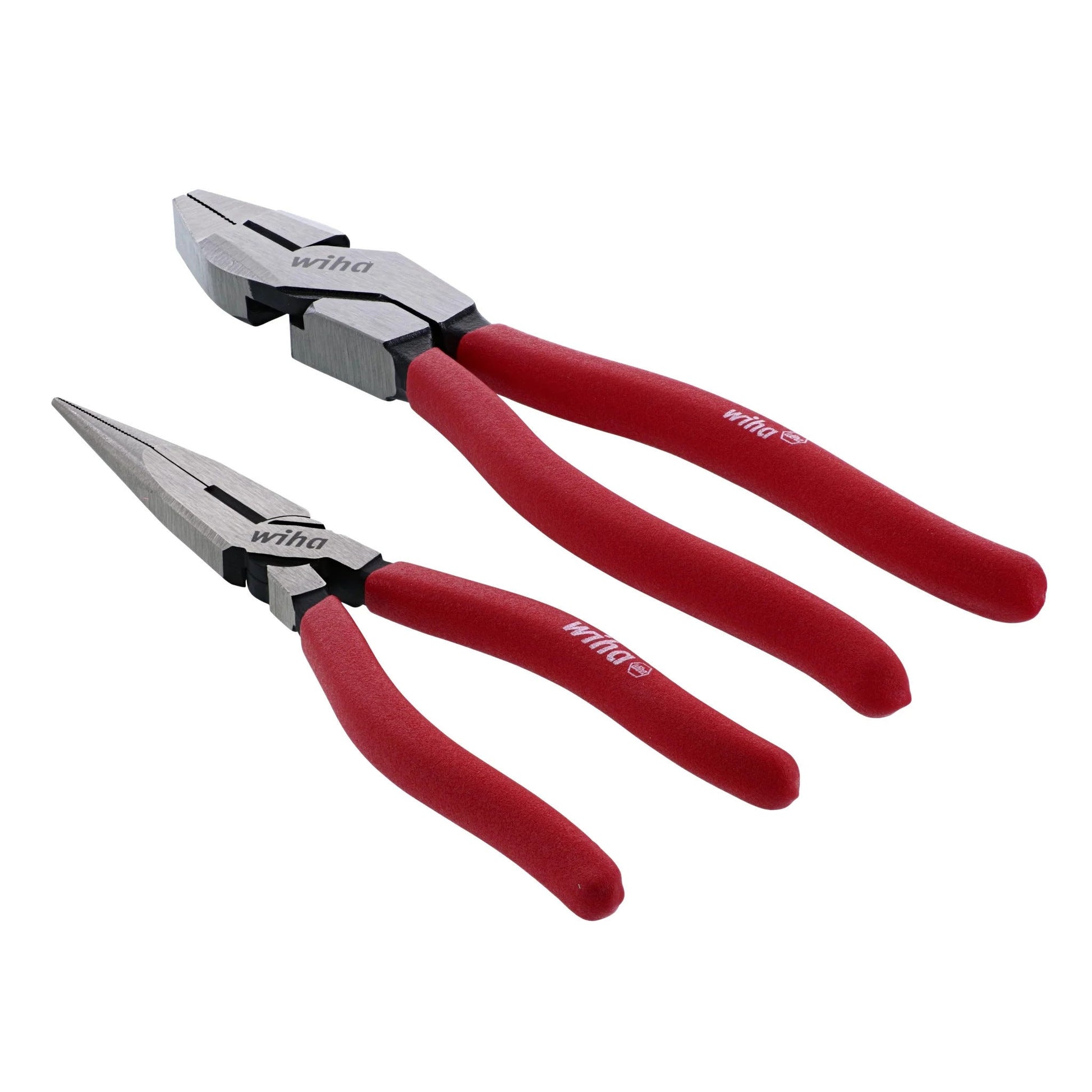 Wiha 32699 2-Piece Classic Grip NE Style Lineman's Pliers & Long Nose Pliers Set