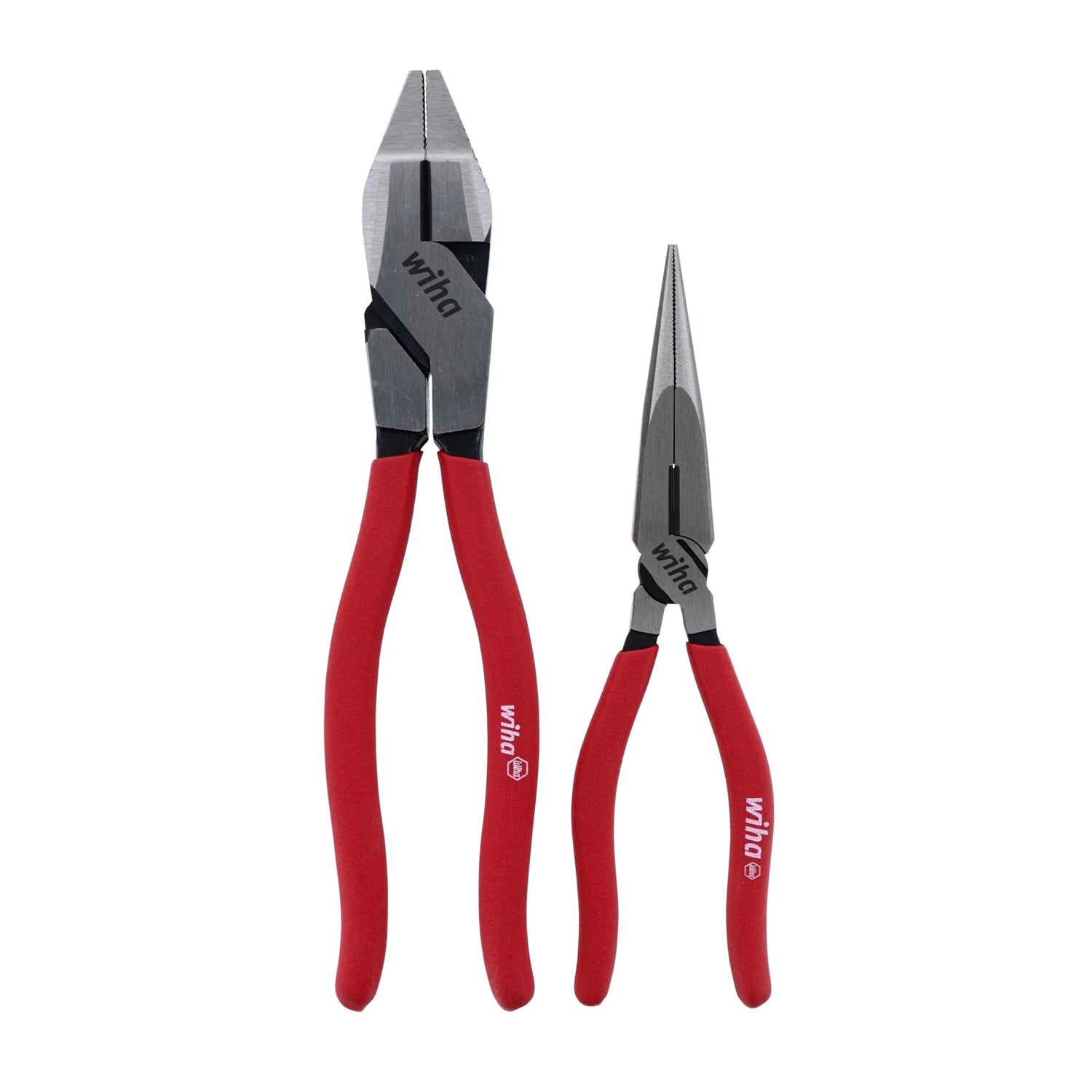 Wiha 32699 2-Piece Classic Grip NE Style Lineman's Pliers & Long Nose Pliers Set