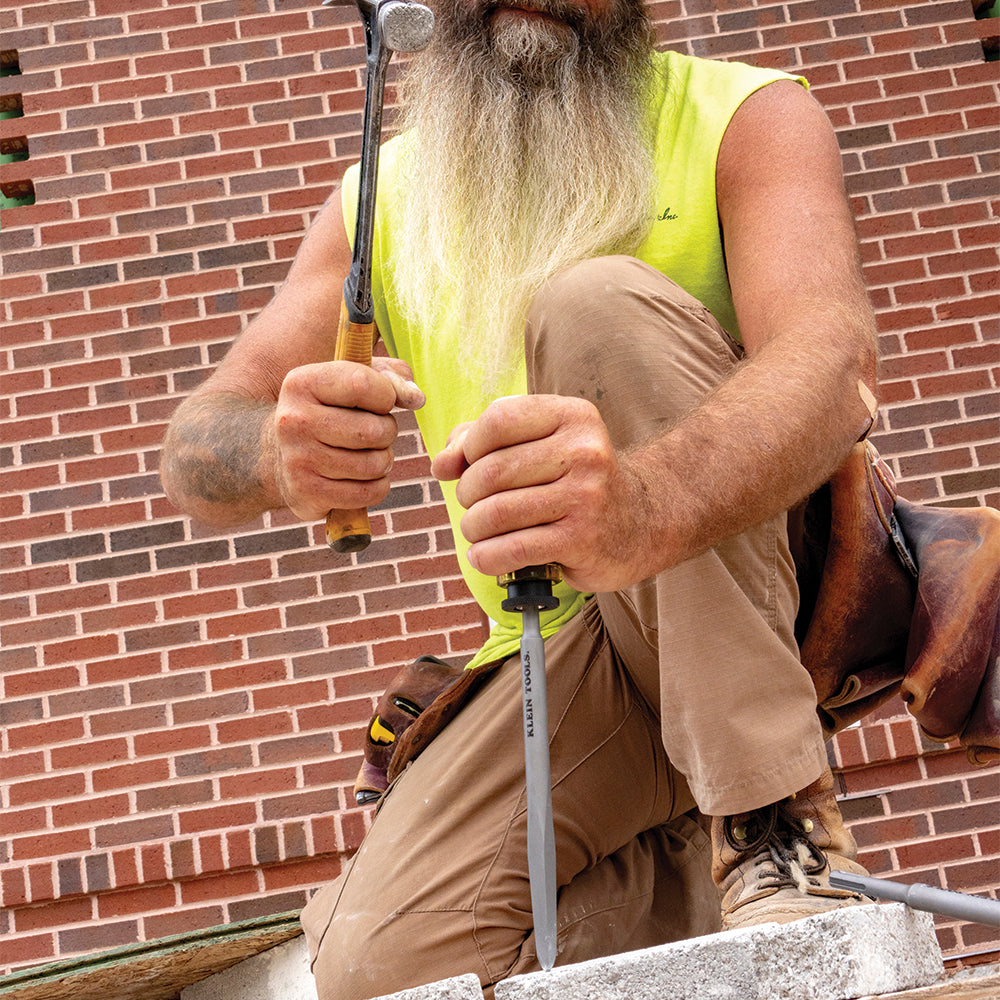Klein SDS-Plus chisel handle set 32755SD on the jobsite