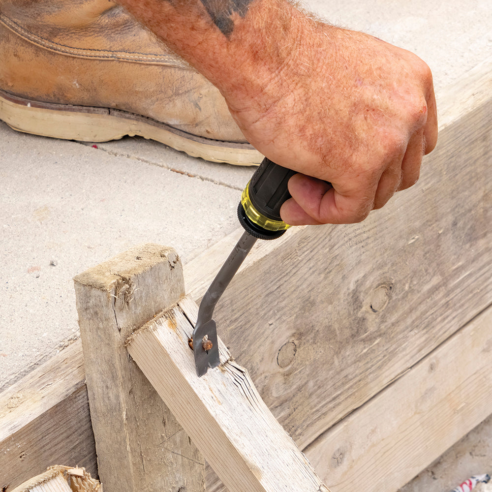 Klein SDS-Plus chisel handle set 32755SD on a demolition job