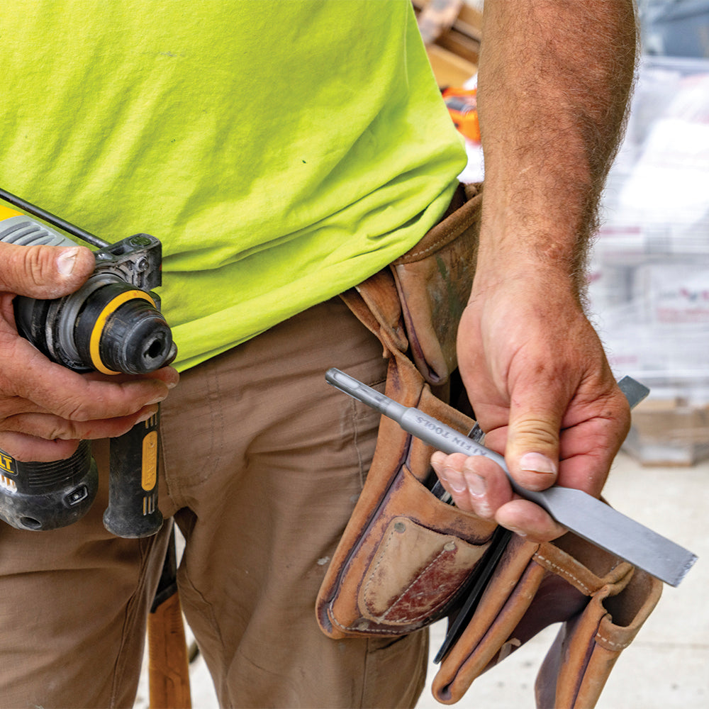 Klein SDS-Plus chisel handle set 32755SD in use