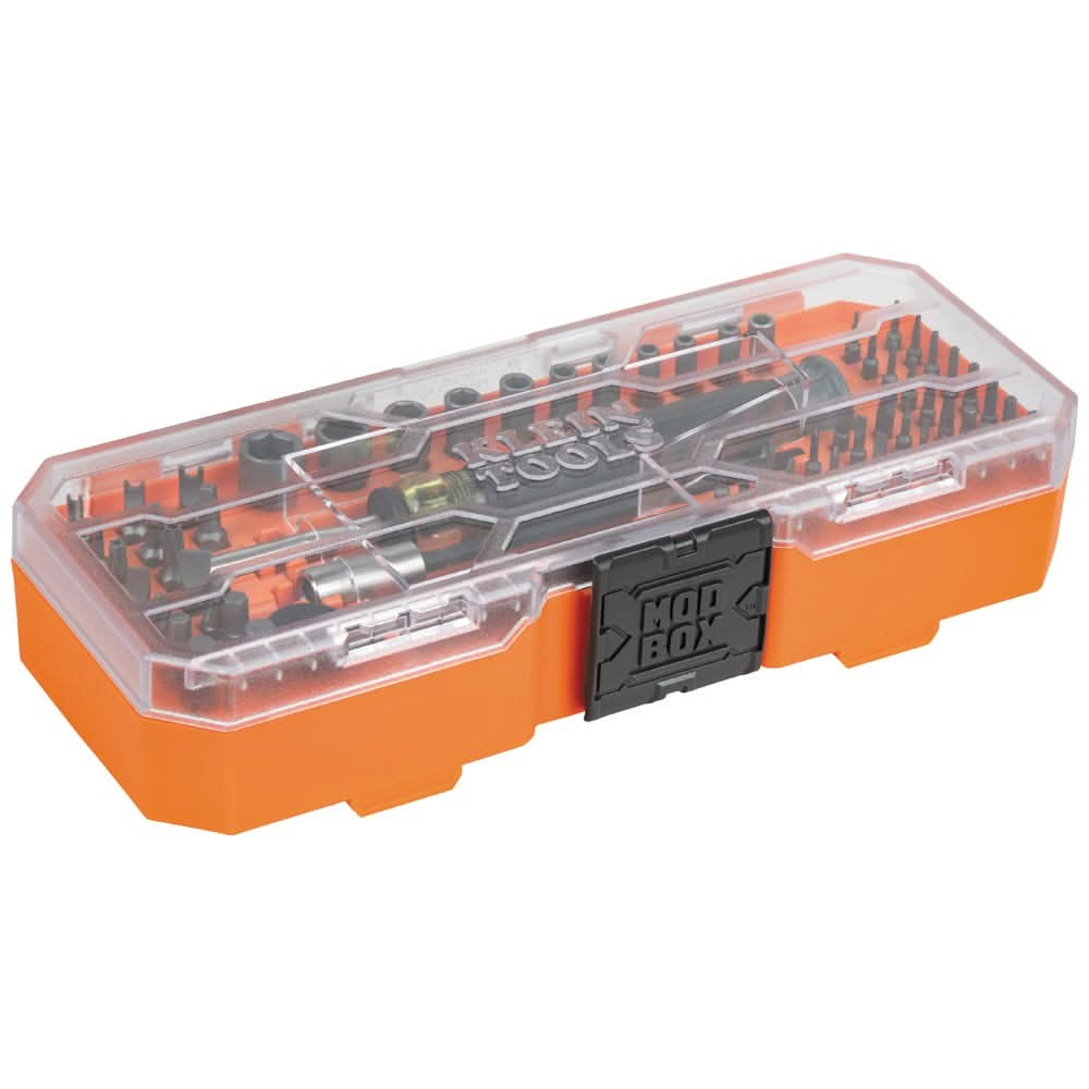 Klein Tools 32787 Precision Ratchet and Driver System, 64-Piece