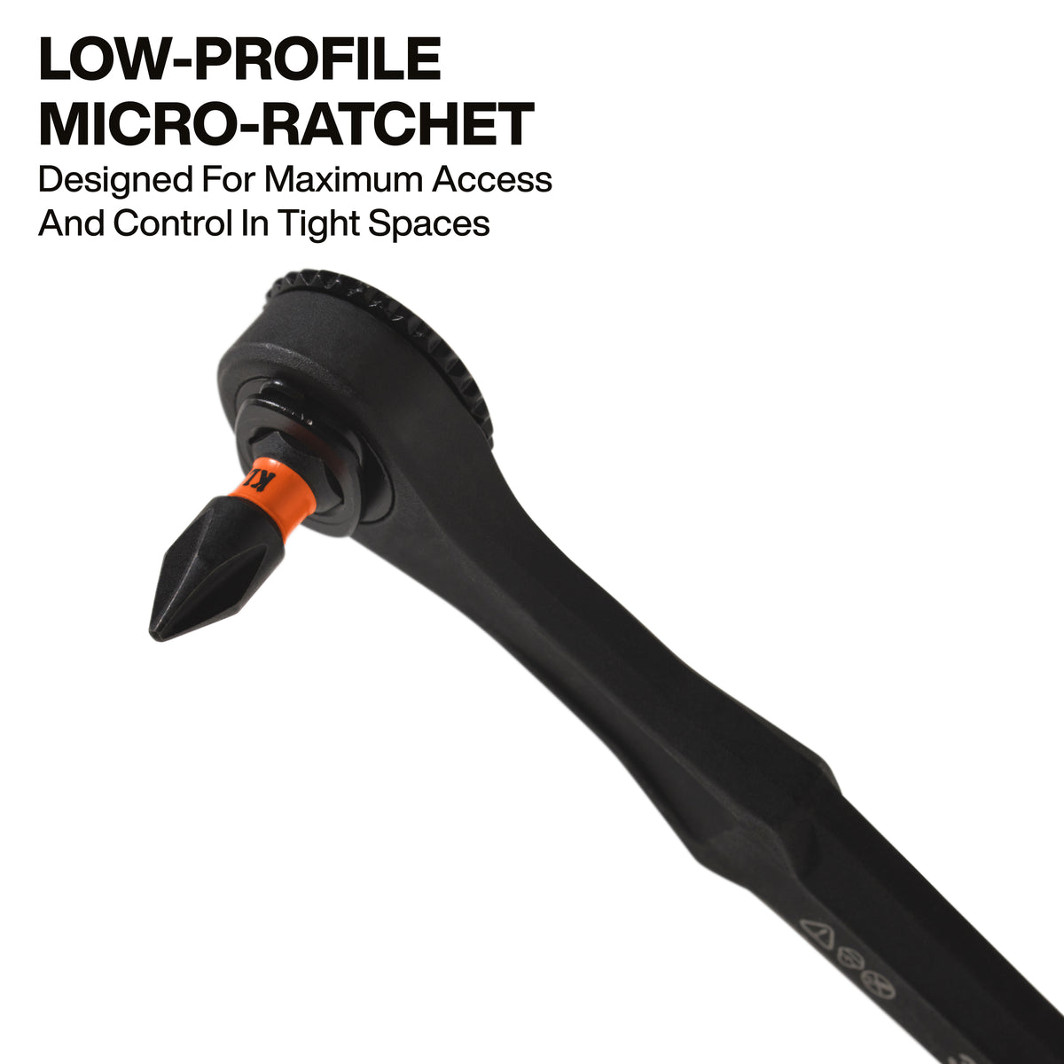 Klein ProFlex micro ratchet bit set 32787S feature detail 2