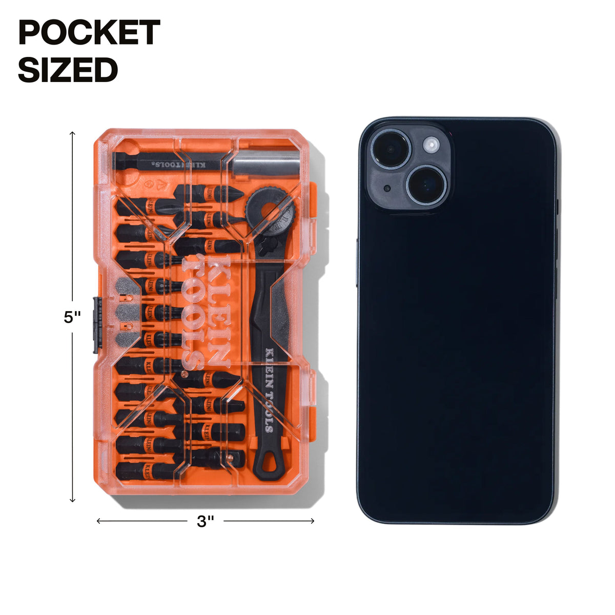 Klein ProFlex micro ratchet bit set 32787S feature detail 7