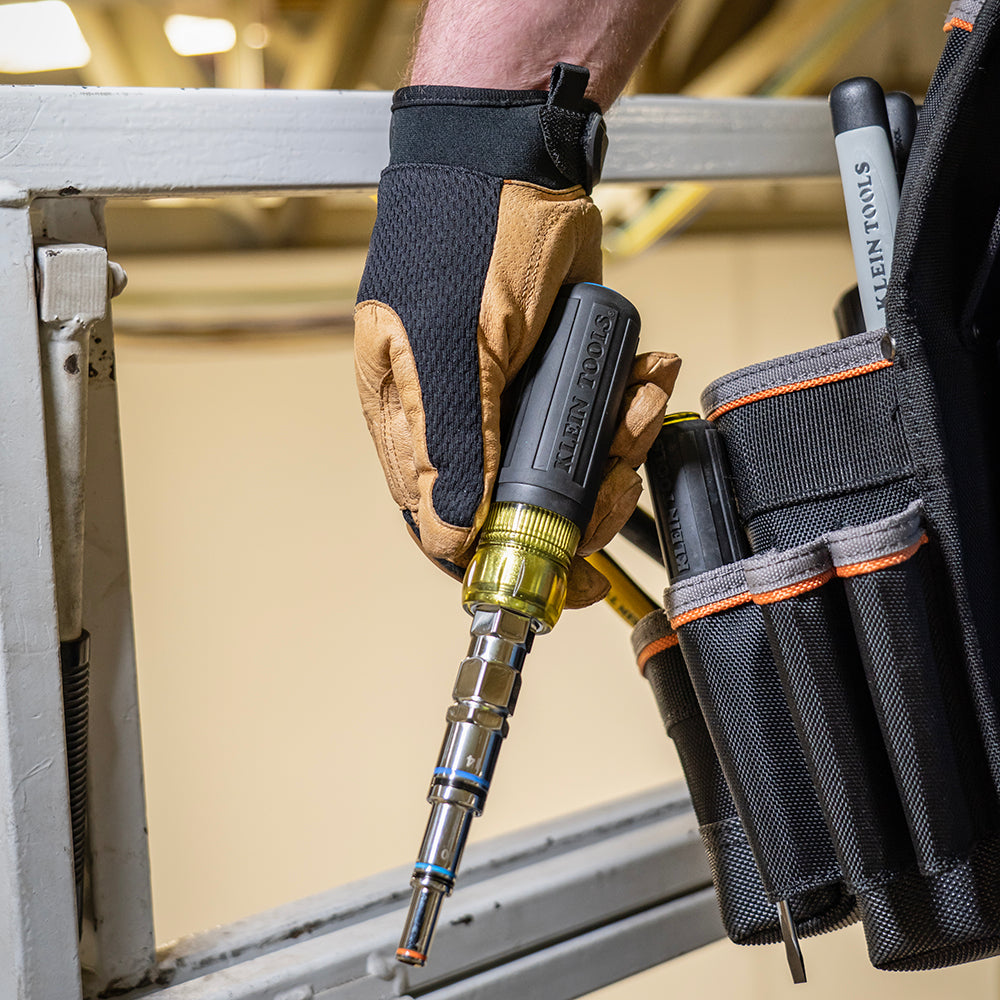 Klein 32809MAGM multi-nut driver on the job
