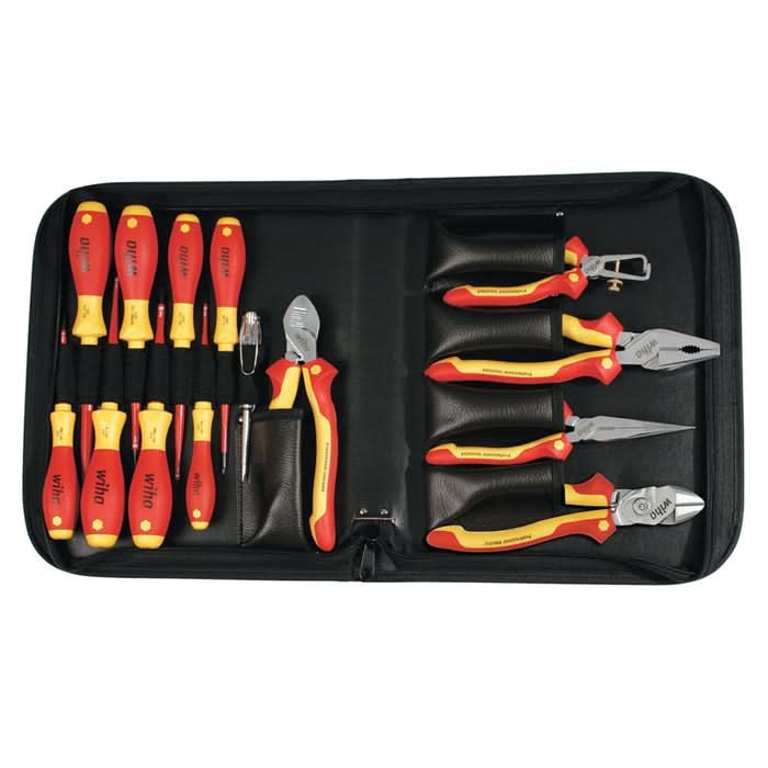 Wiha 32869 14-Piece Insulated Slimline Blades and Pliers Set
