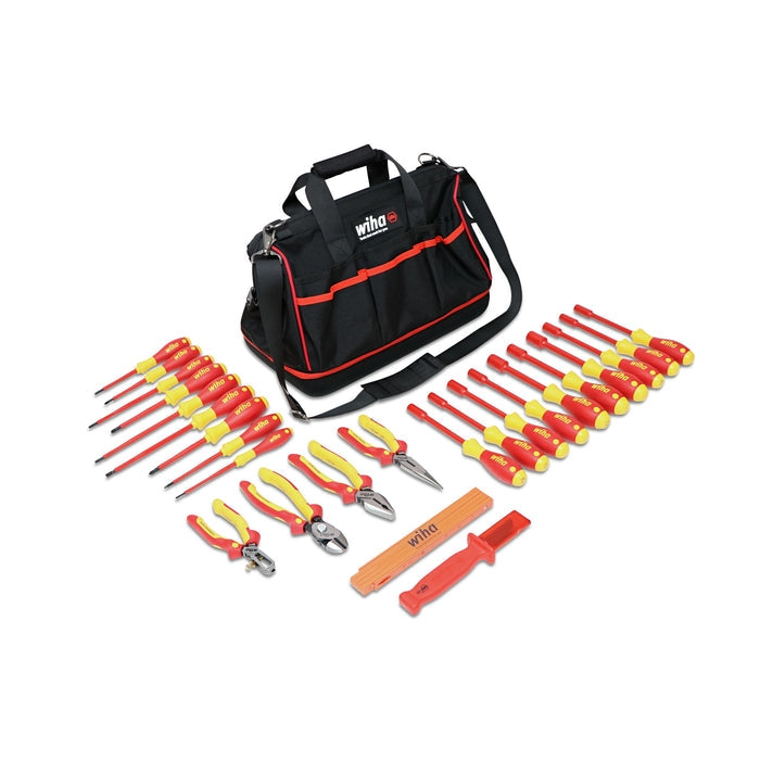 Wiha 32879 25-Piece Insulated Pliers-Cutters and Screwdriver Set