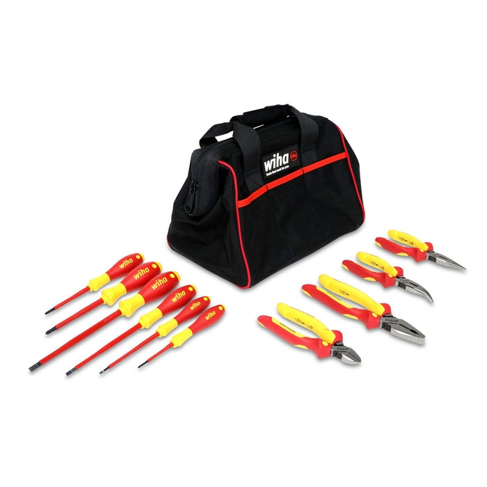 Wiha 32892 10-Piece Insulated Pliers-Cutters and Screwdriver Set