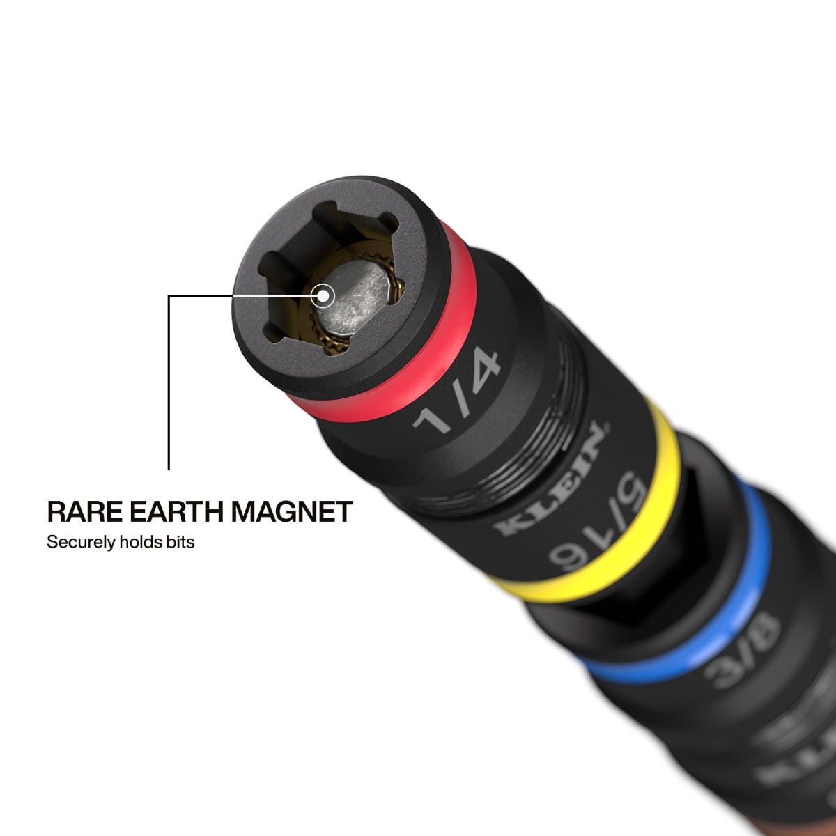 Klein 32914HD Impact Rated 14-in-1 Flip Socket Set