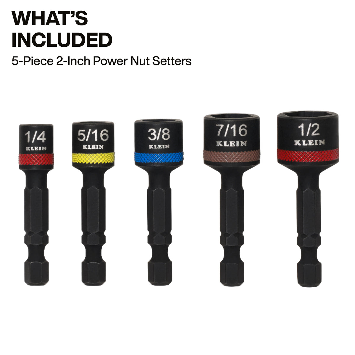 Klein 32925S magnetic power nut setters feature detail