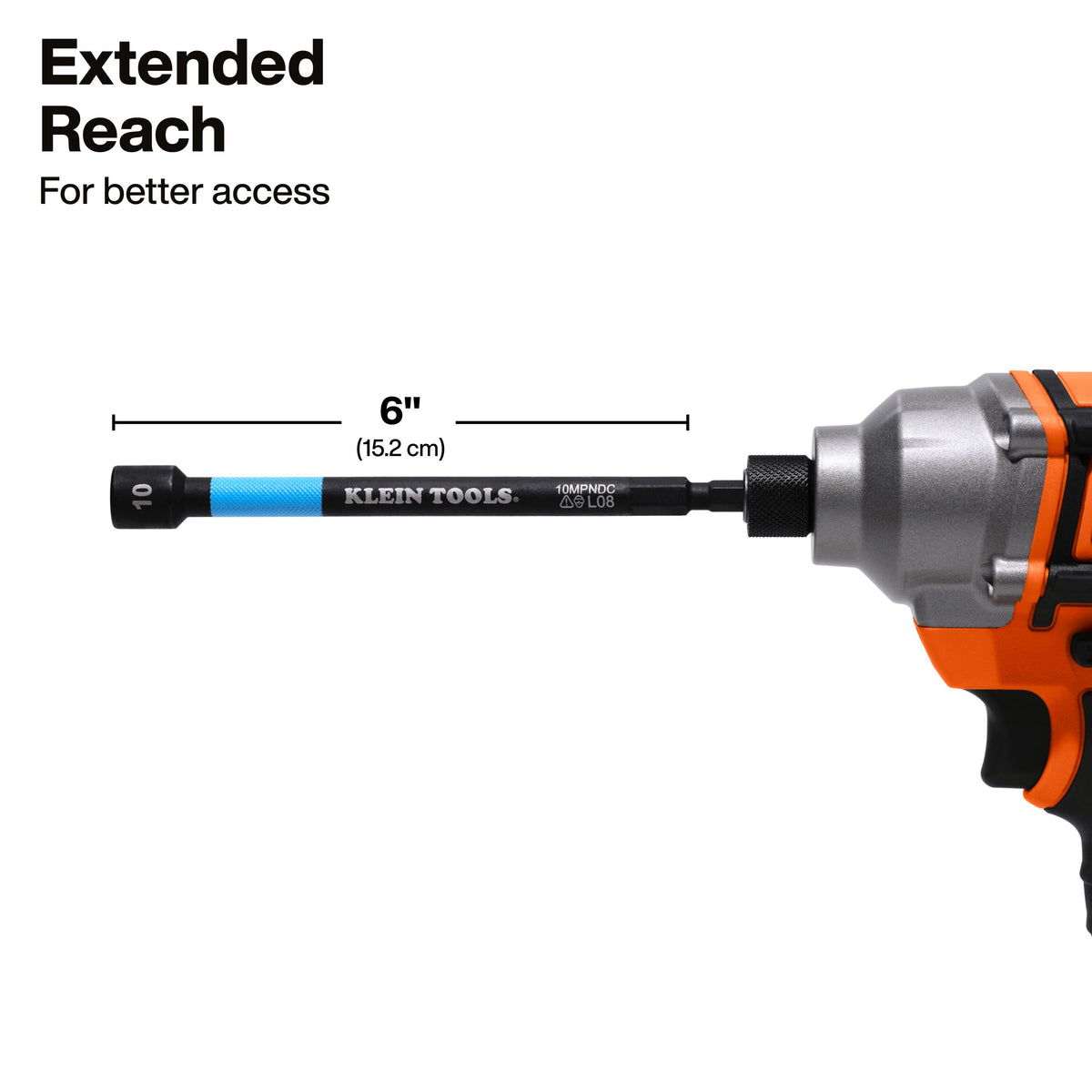 Klein Tools 32930M impact-rated power nut setter for impact drivers