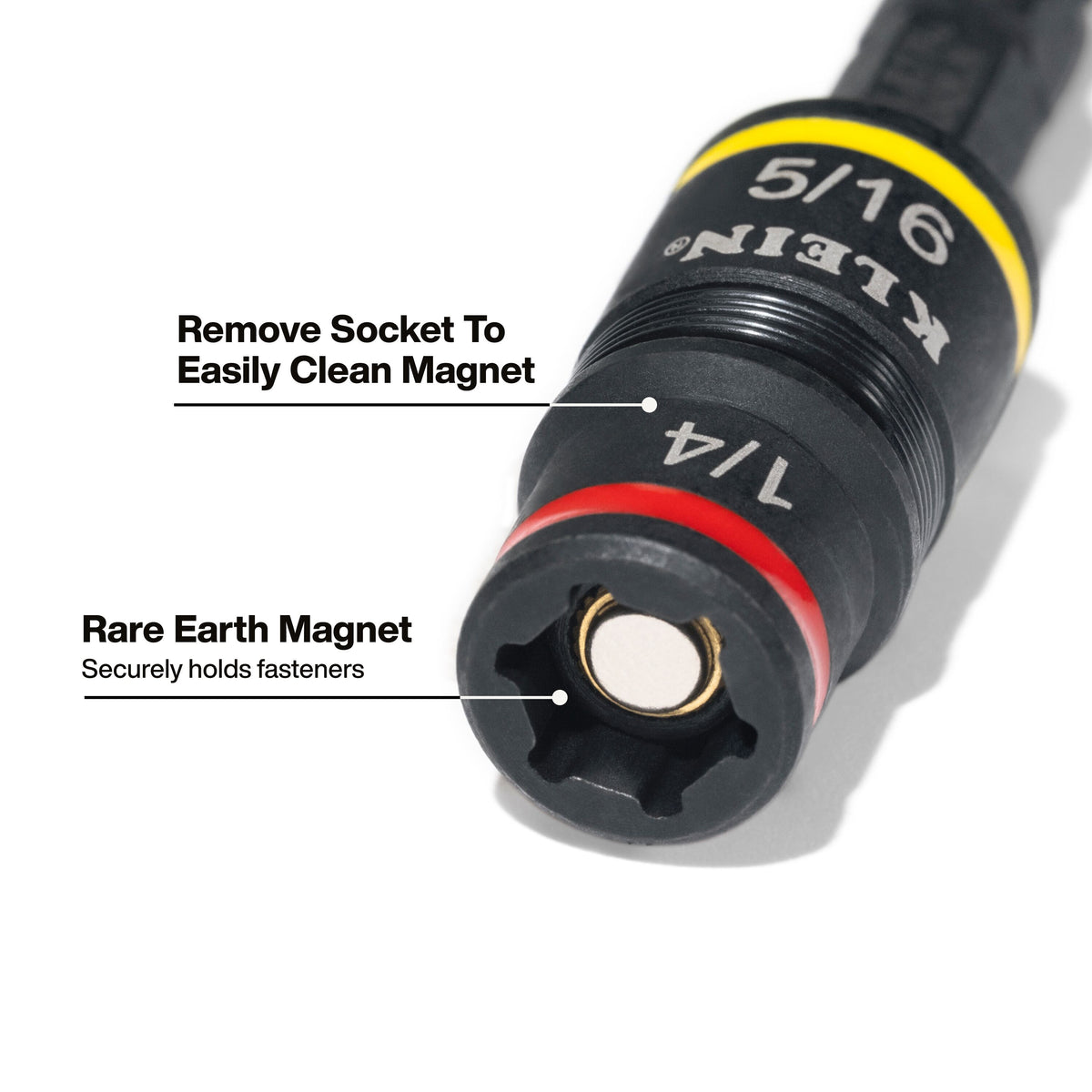 Klein Tools 32931P flip socket rare-earth magnet