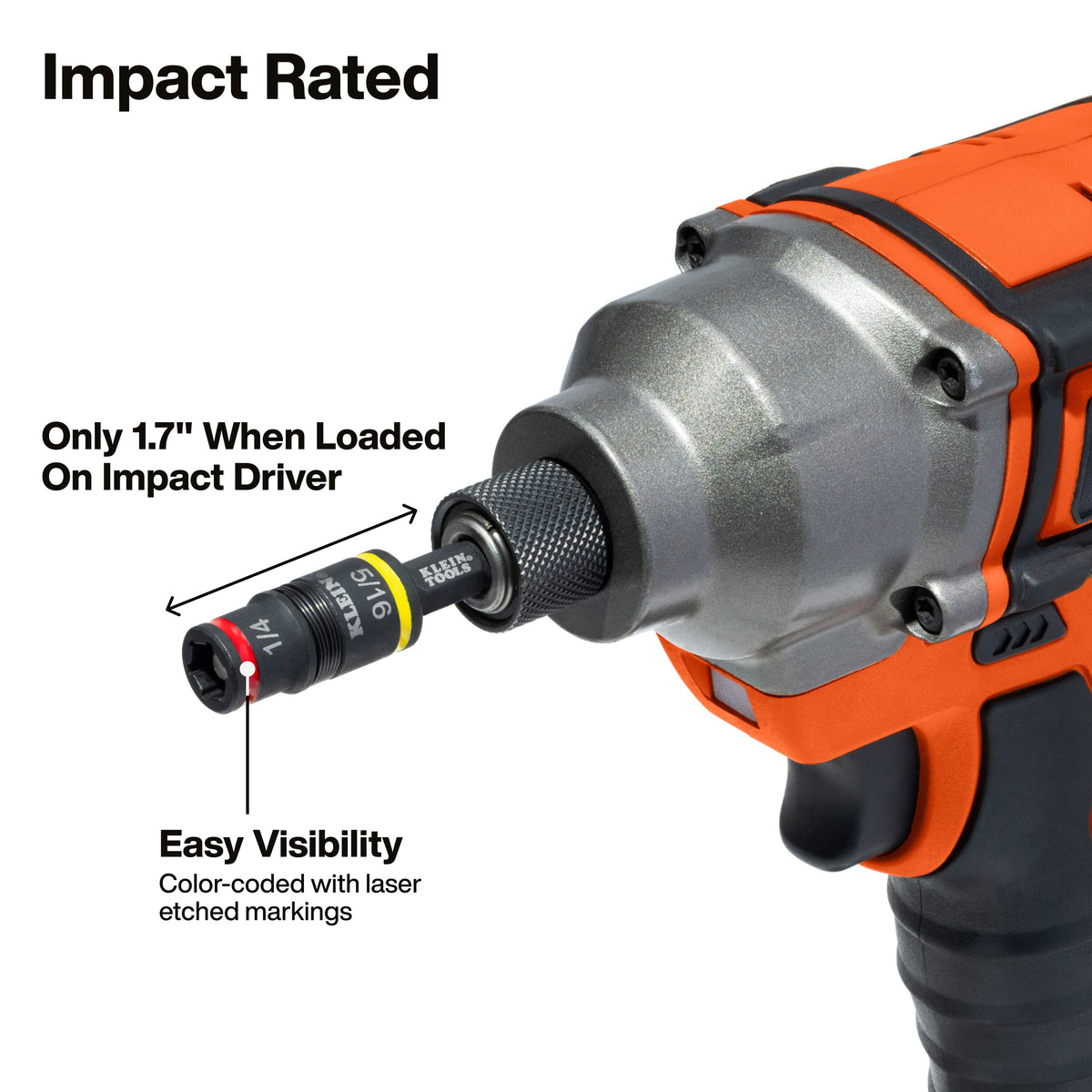 Klein Tools 32931P color-coded flip socket hex sizes