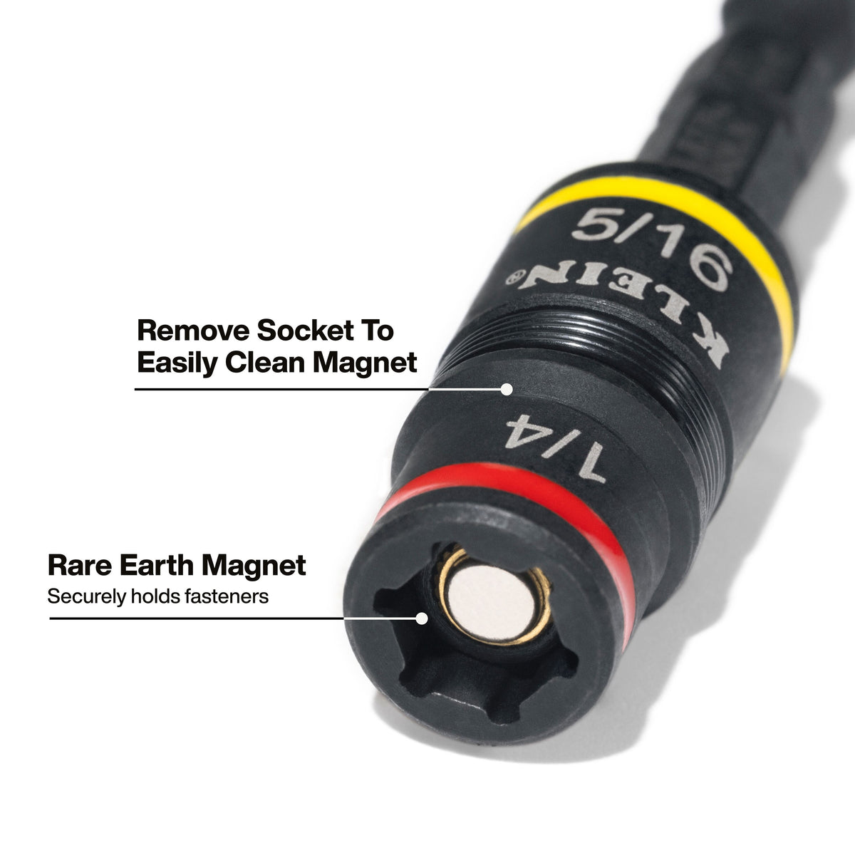 Klein Tools 32931VP flip socket rare-earth magnet
