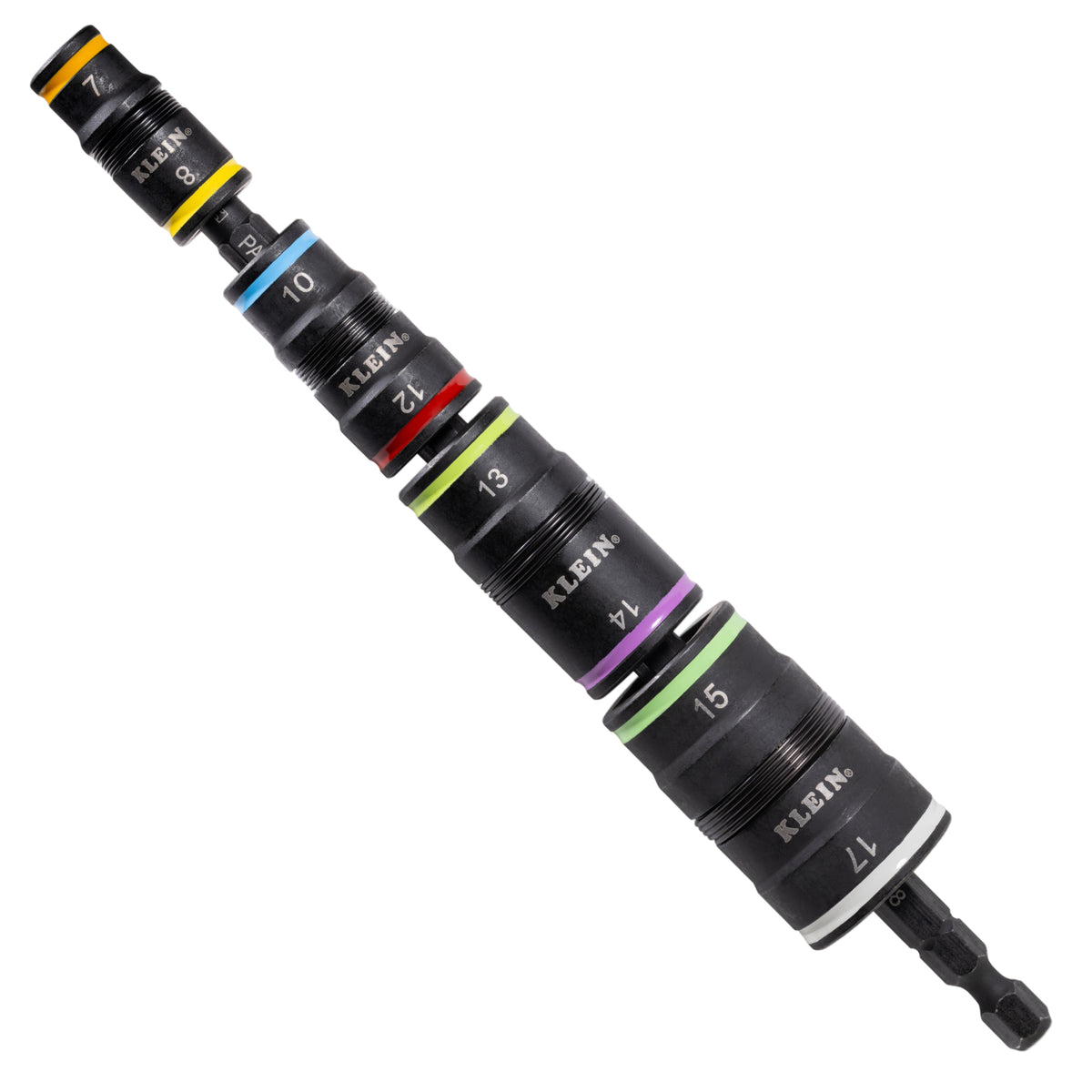 Klein 8-in-1 Metric Impact-Rated Flip Socket Set 32934M