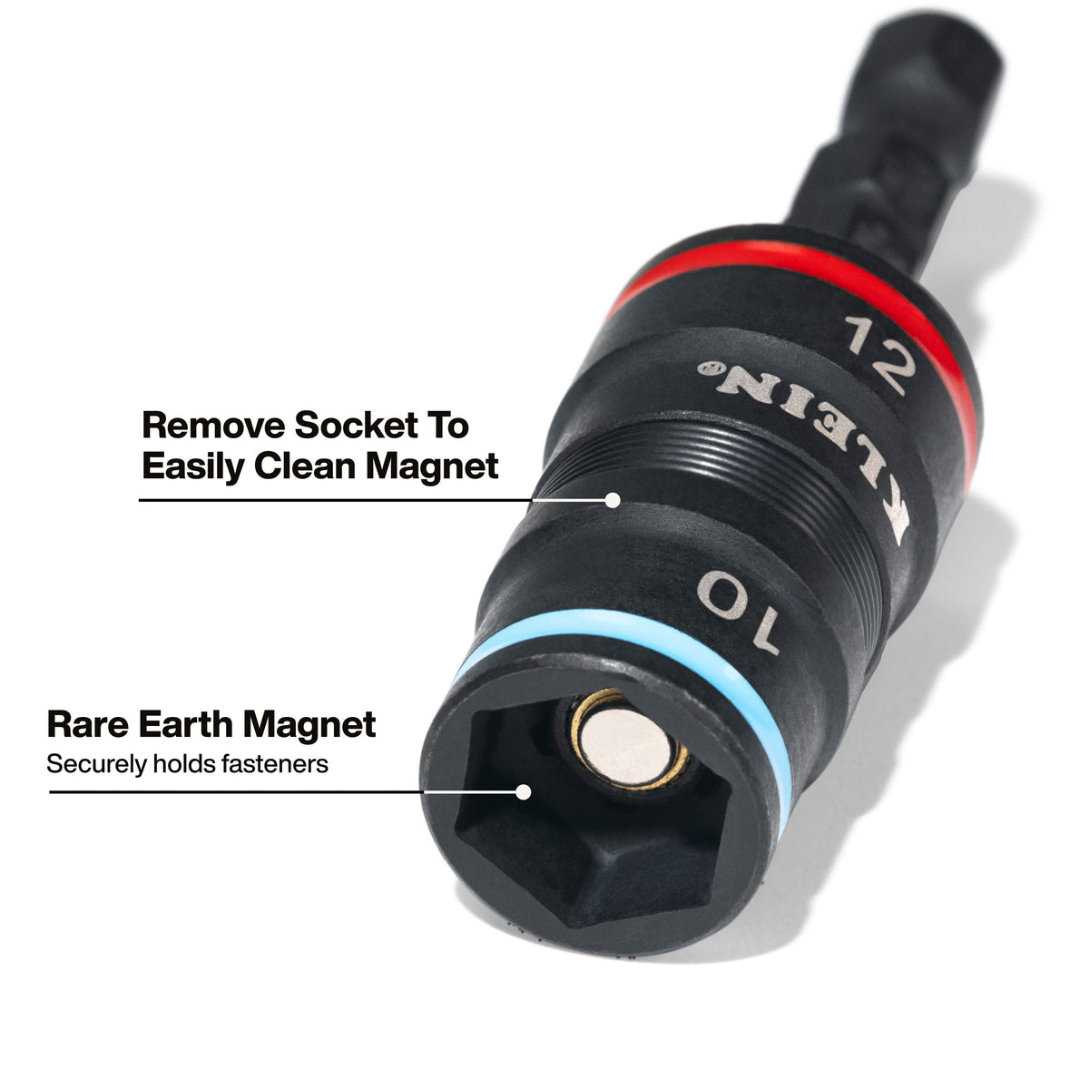Klein Tools 32941M flip socket rare-earth magnet