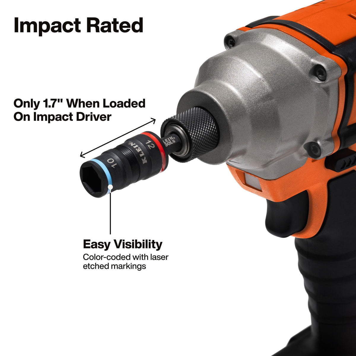 Klein Tools 32941M color-coded metric hex sizes