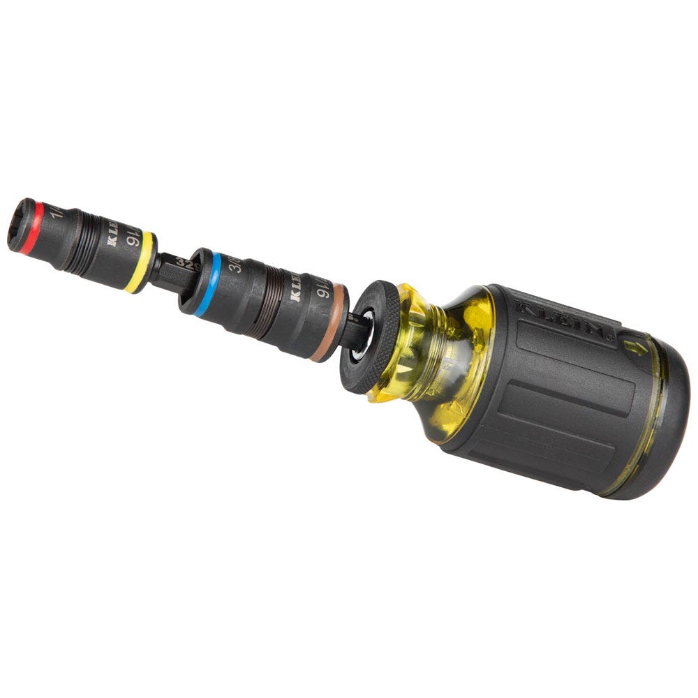 Klein Tools 32944 Flip Socket Hex Shaft Replacement Parts, 4-Pack