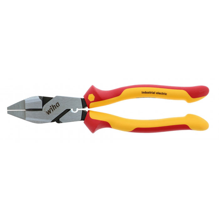 Wiha 32948 Insulated 9.5 Inch Linemans Pliers with Crimpers