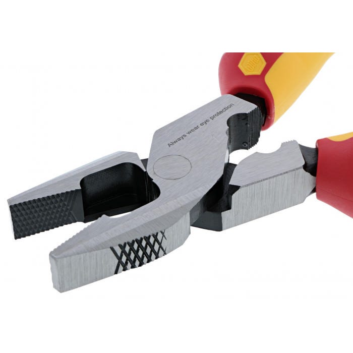 Wiha 32948 Insulated 9.5 Inch Linemans Pliers with Crimpers