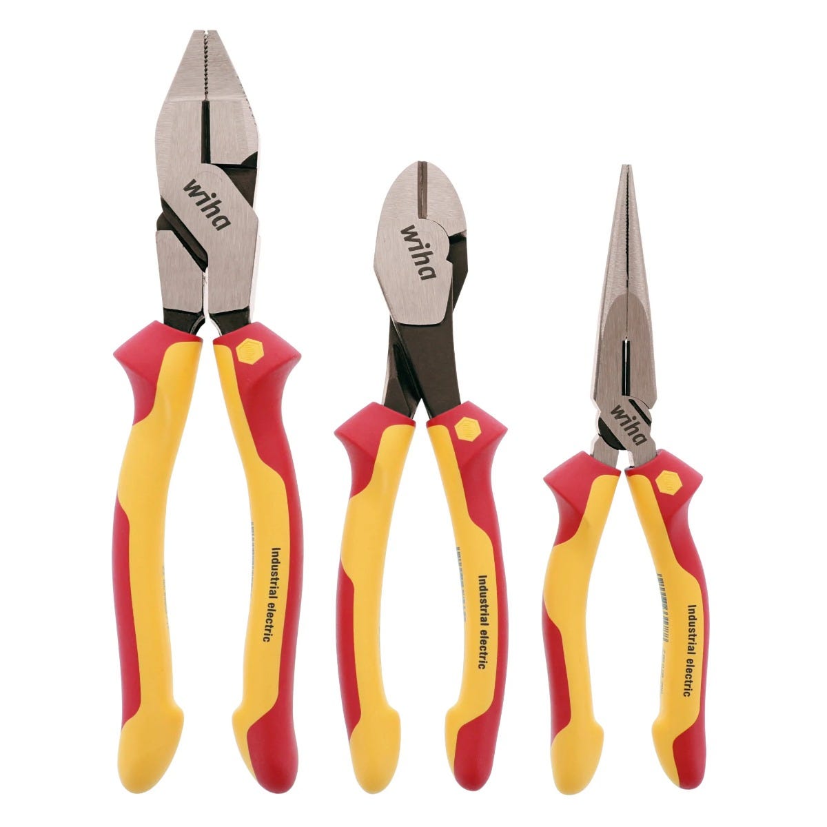 Wiha 32960 3-Piece Insulated Pliers & Cutters Set
