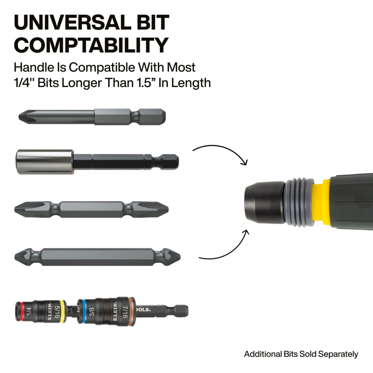 Klein 32960A Fastbit Tru-Grip Phillips and Slotted Screwdriver