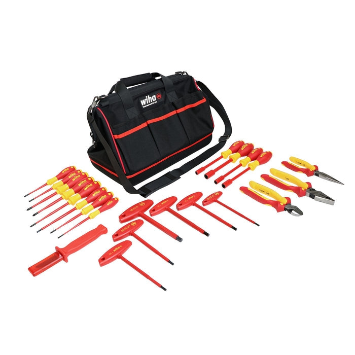 Wiha 32973 22-Piece Insulated Pliers-Cutters and Screwdriver Set
