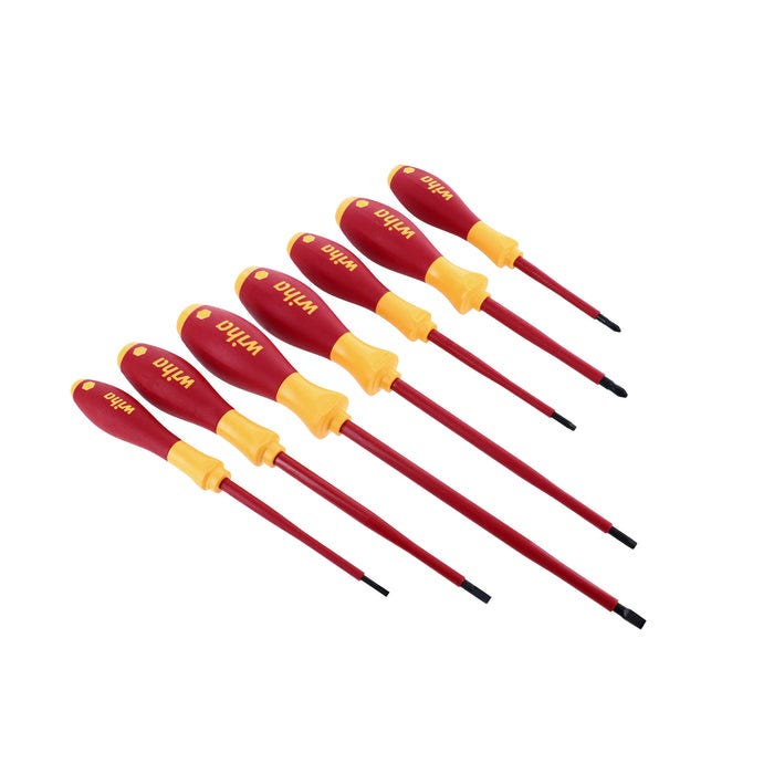 Wiha 32986 11-Piece Insulated Industrial Pliers and Screwdriver Set