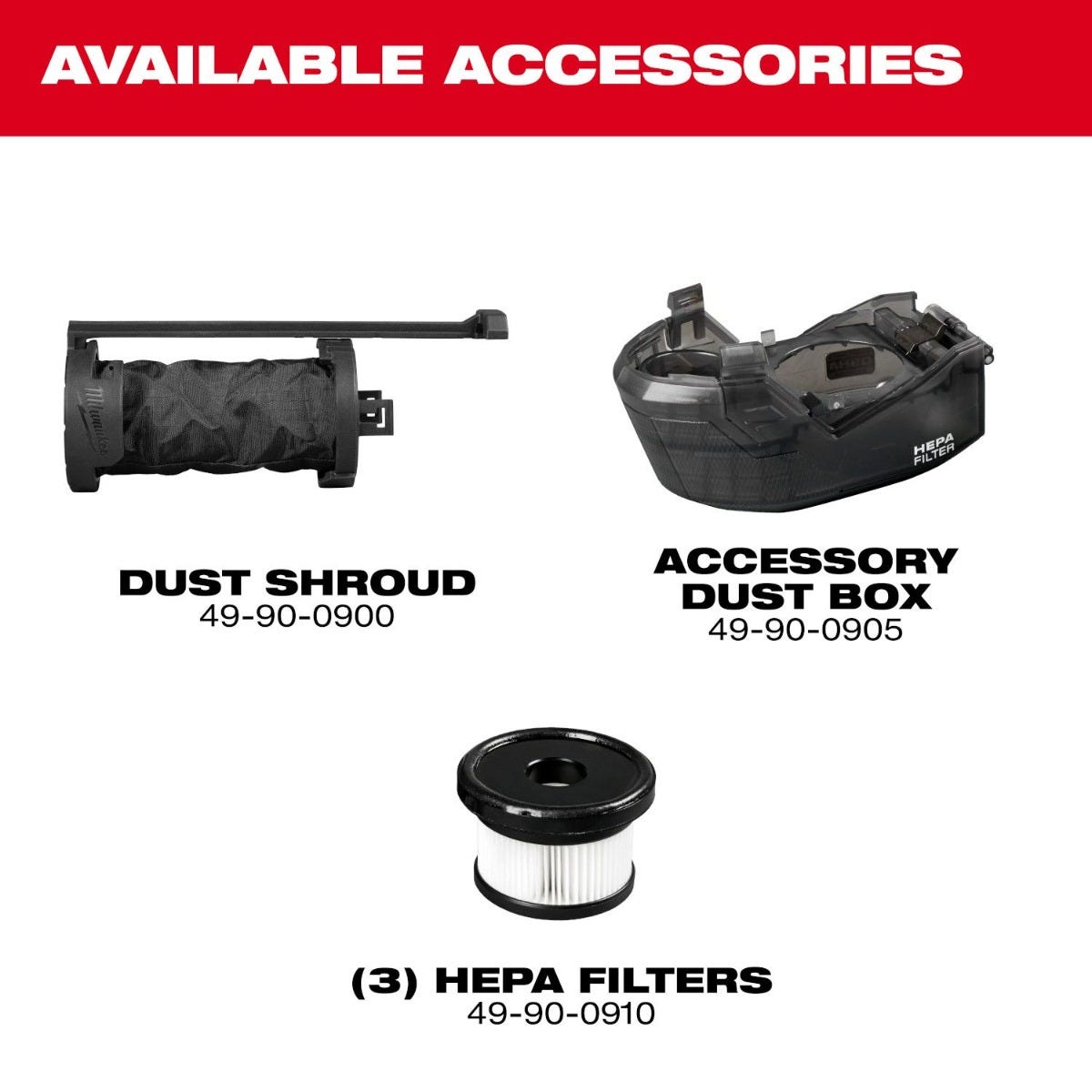 Milwaukee 3311-22 M18 FUEL Overhead Rotary Hammer w/ Integrated Dust Extraction 3.0Ah CP Kit