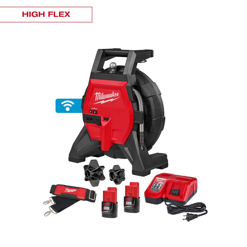 Milwaukee 3318-22B M12 85' High Flex Compact Inspection Camera Kit