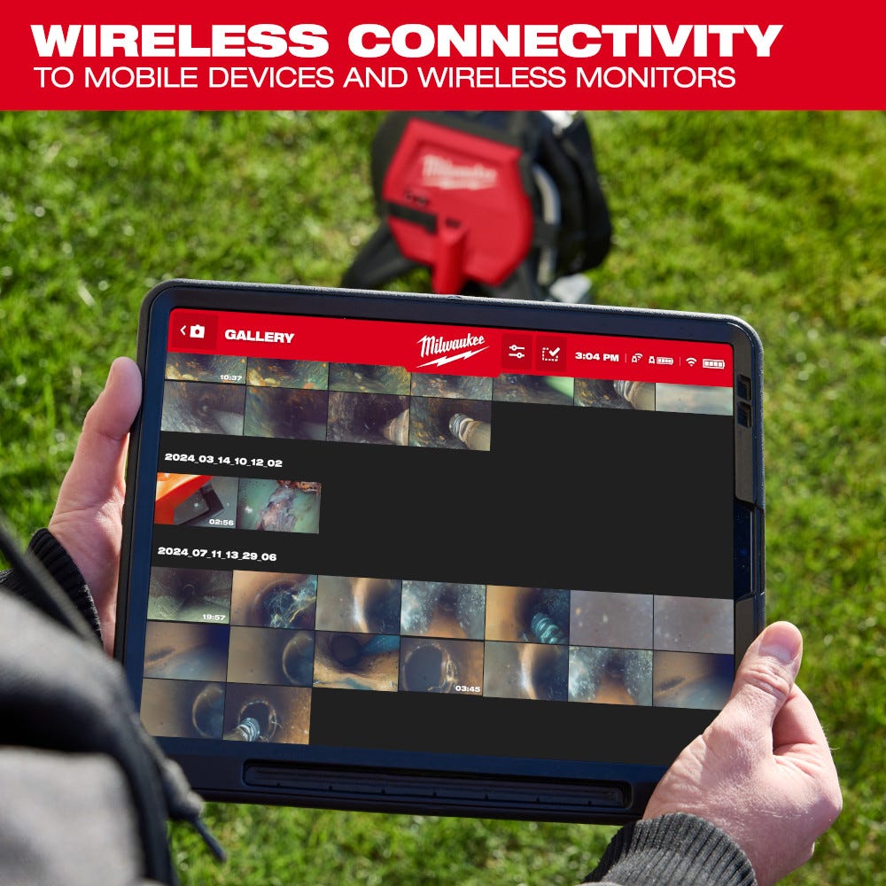 Milwaukee 3318-22B M12 85' High Flex Compact Inspection Camera Kit