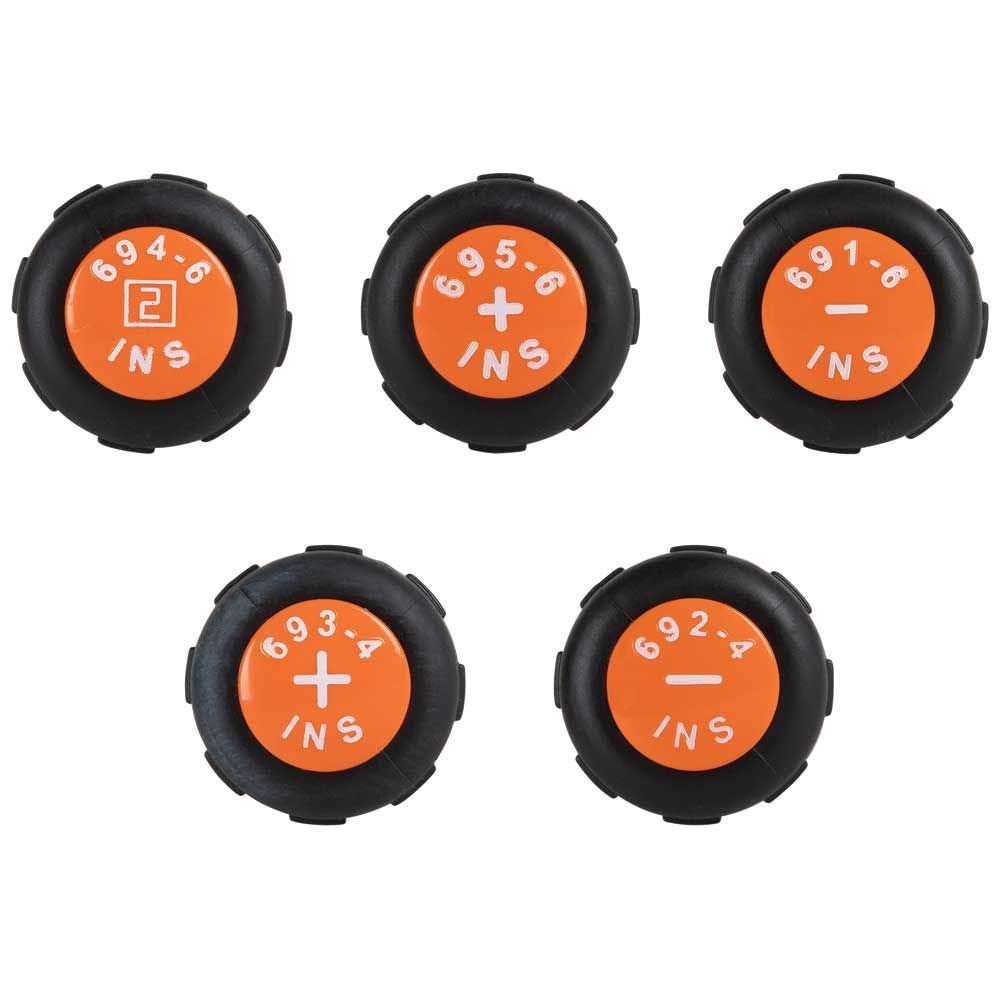 Klein Tools 33736INS Screwdriver Set, 1000V Slim-Tip Insulated and Magnetizer, 6-Piece