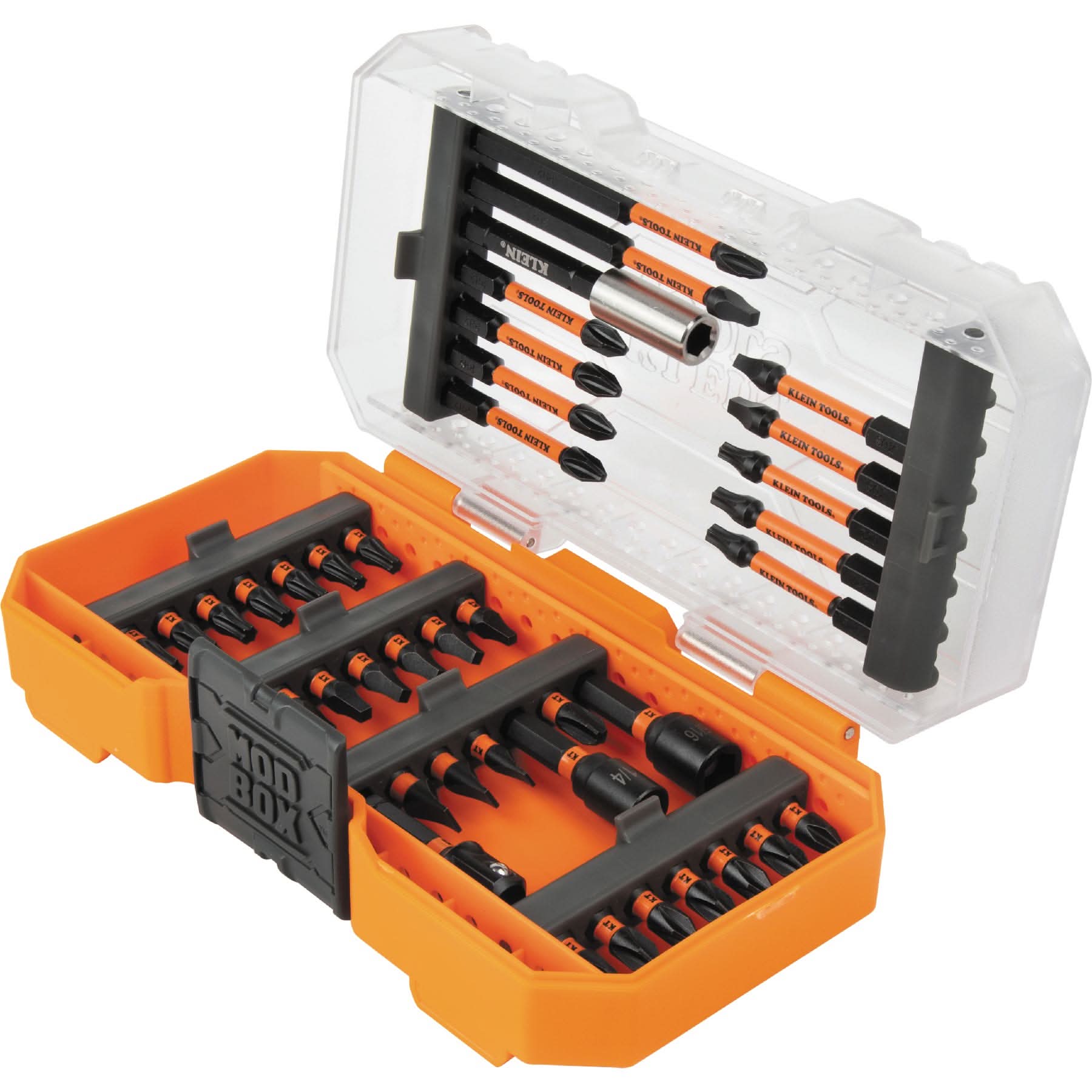 Klein Tools 33801 ProFlex Impact Driver Bit Set, 40-Piece