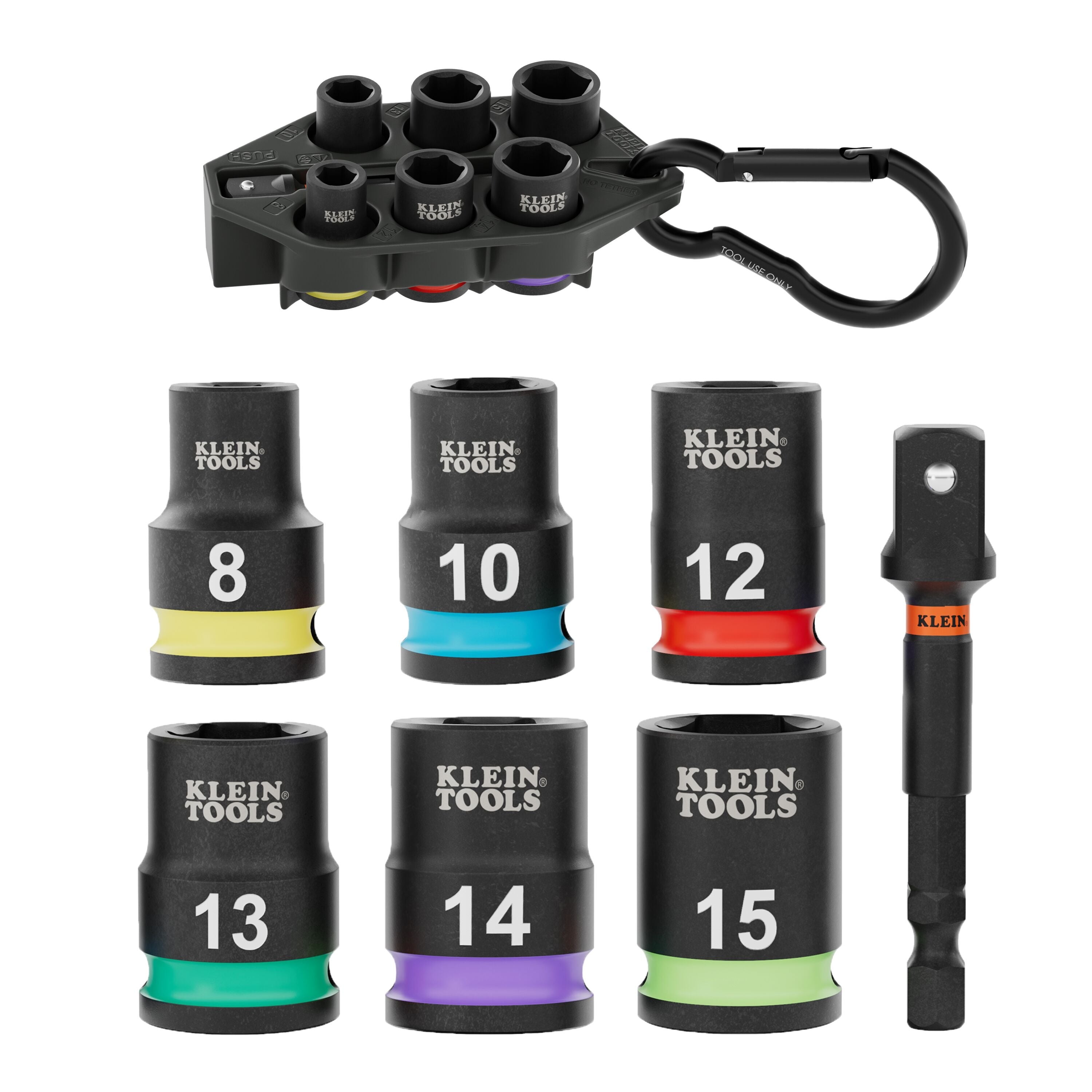 Klein 33808M Grab-And-Go Impact Socket Set, Metric, 7-Piece – Tool Nut