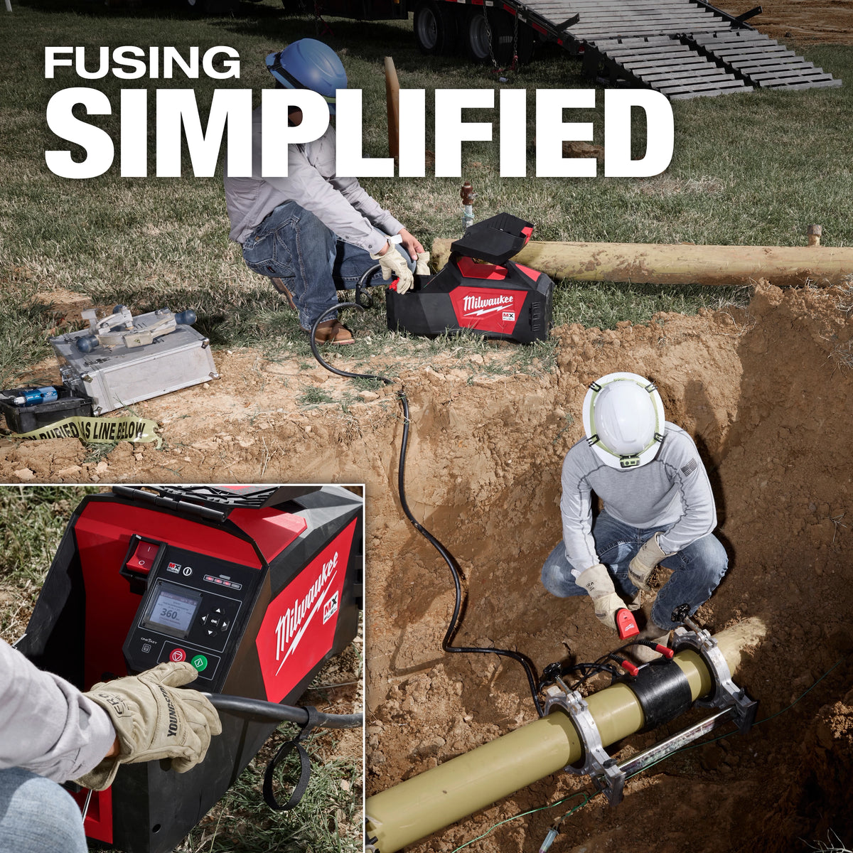 Milwaukee MXF545-XC MX FUEL Electrofusion Processor