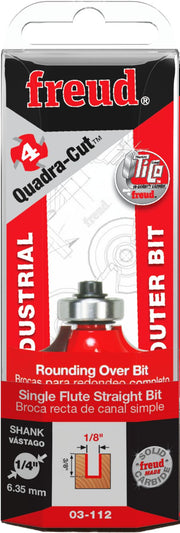 Freud 34-110 1/4-Inch Radius Rounding Over Router Bit (Quadra-Cut)