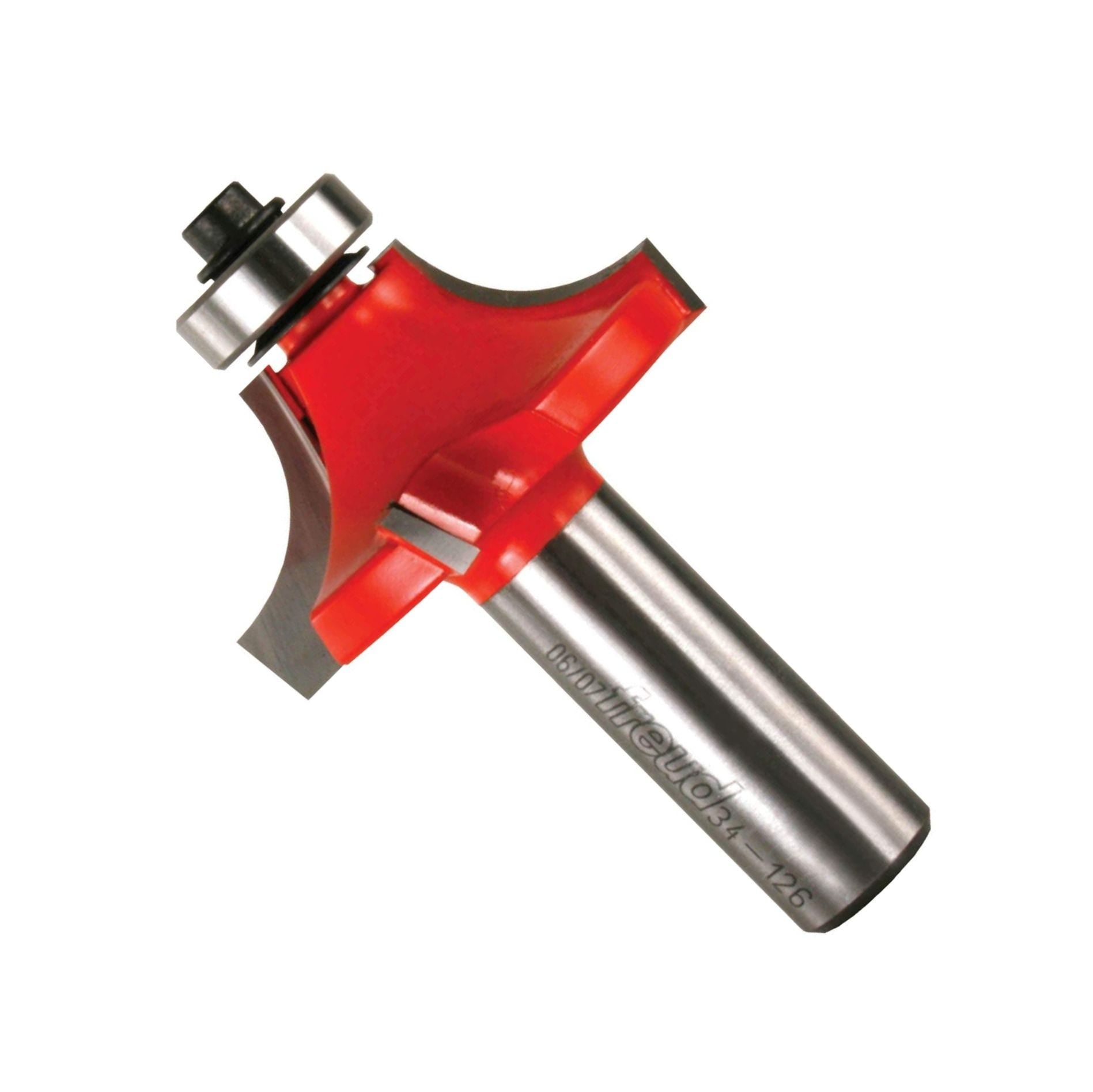 Freud 34-126 1/2-Inch Radius Rounding Over Router Bit (Quadra-Cut)