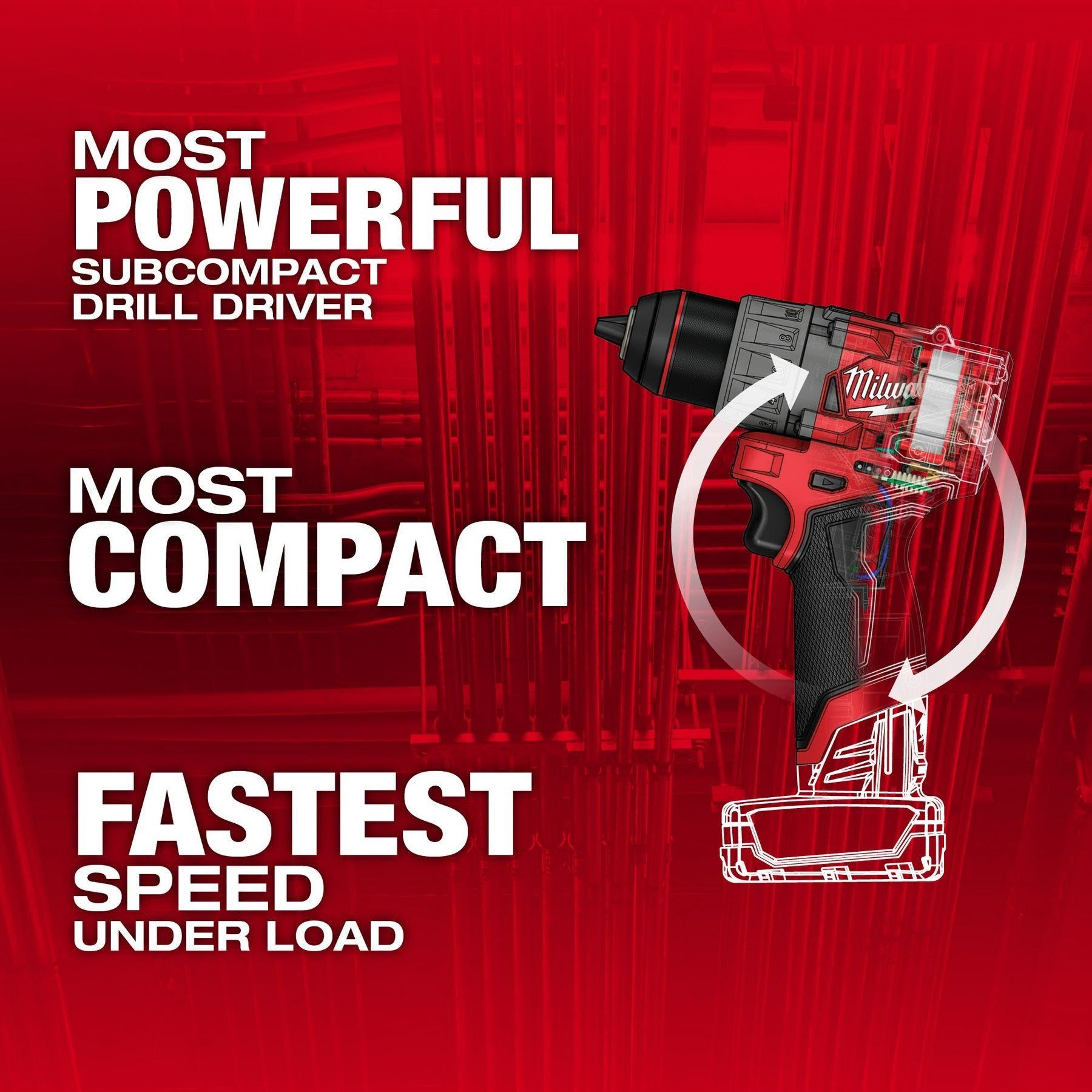 Milwaukee 3403-20 M12 FUEL 1/2-in. Drill/Driver, Tool Only